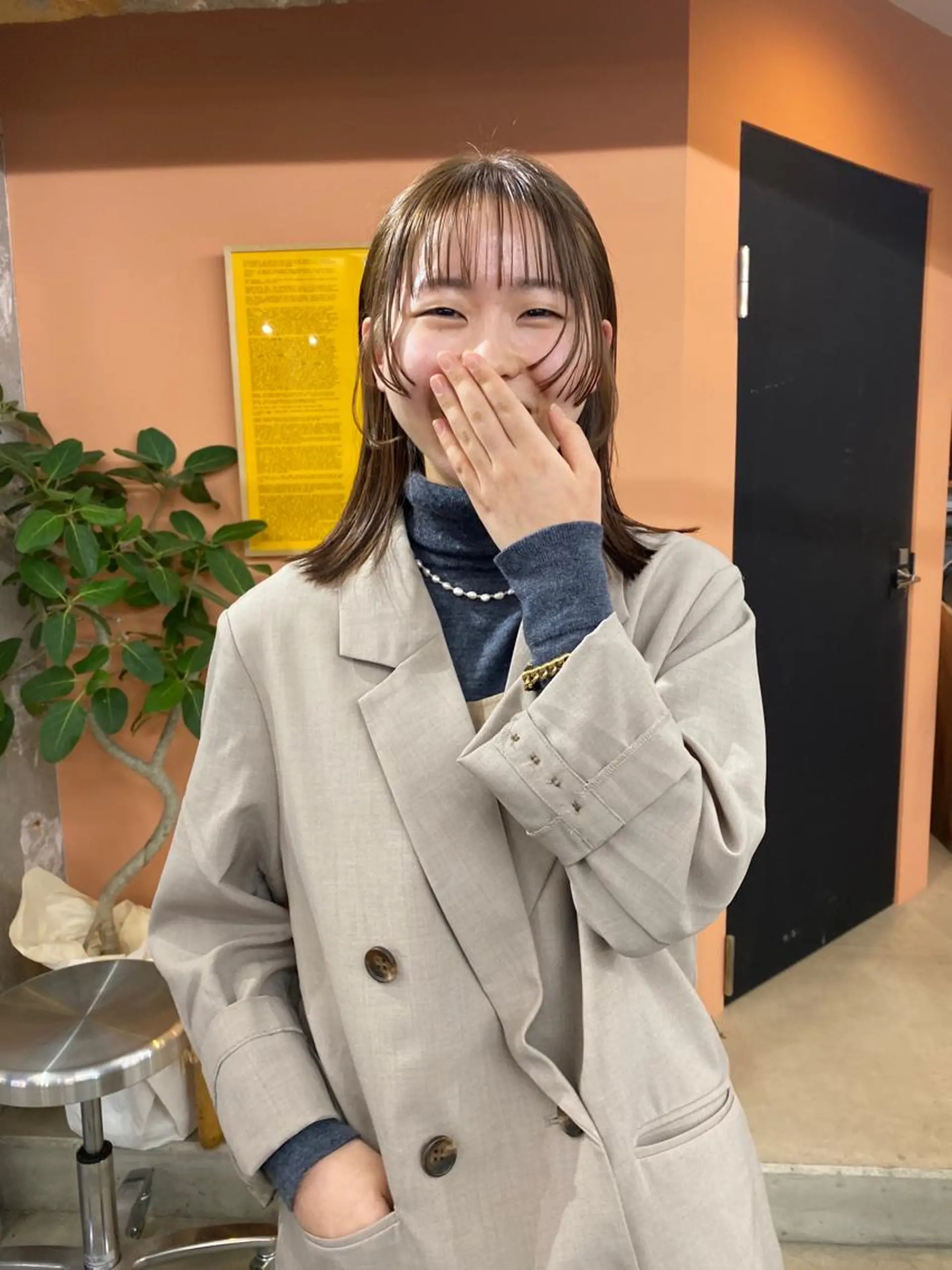 ミディアム カット ヘアカラー GATTACA所属・KEI gattacaのヘアスタイル