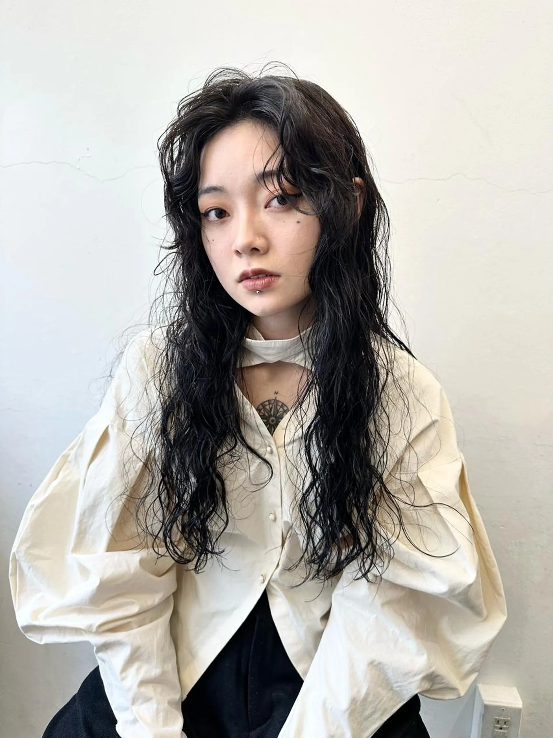 ロング カラー パーマ カット ヘアカラー パーマ トリートメント レイヤーカット/艶髪 ✨💭KIRARIのヘアスタイル