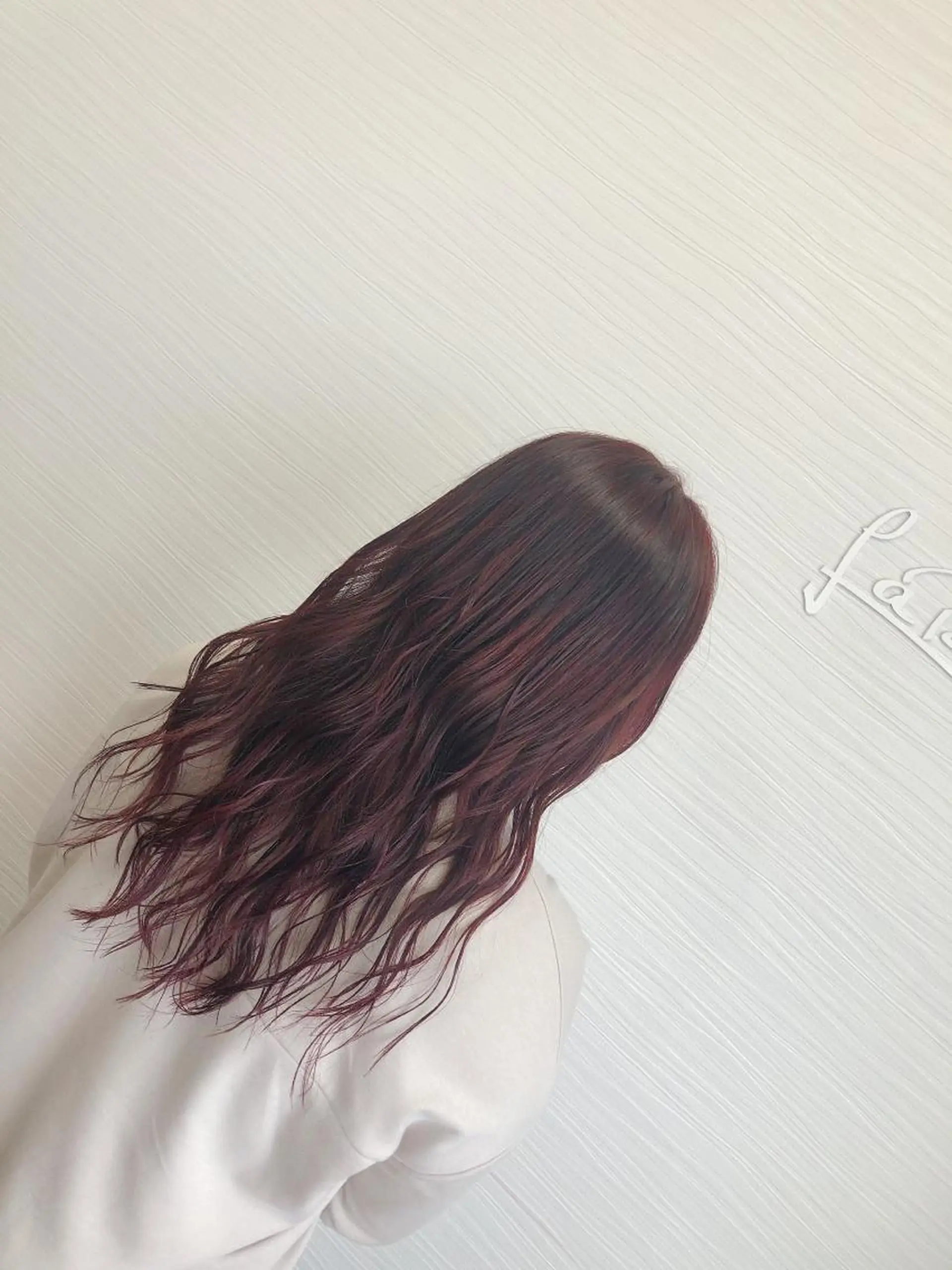 ロング カラー ブリーチ ブリーチなしカラー カット ヘアカラー LaRmE Ayumi.のヘアスタイル