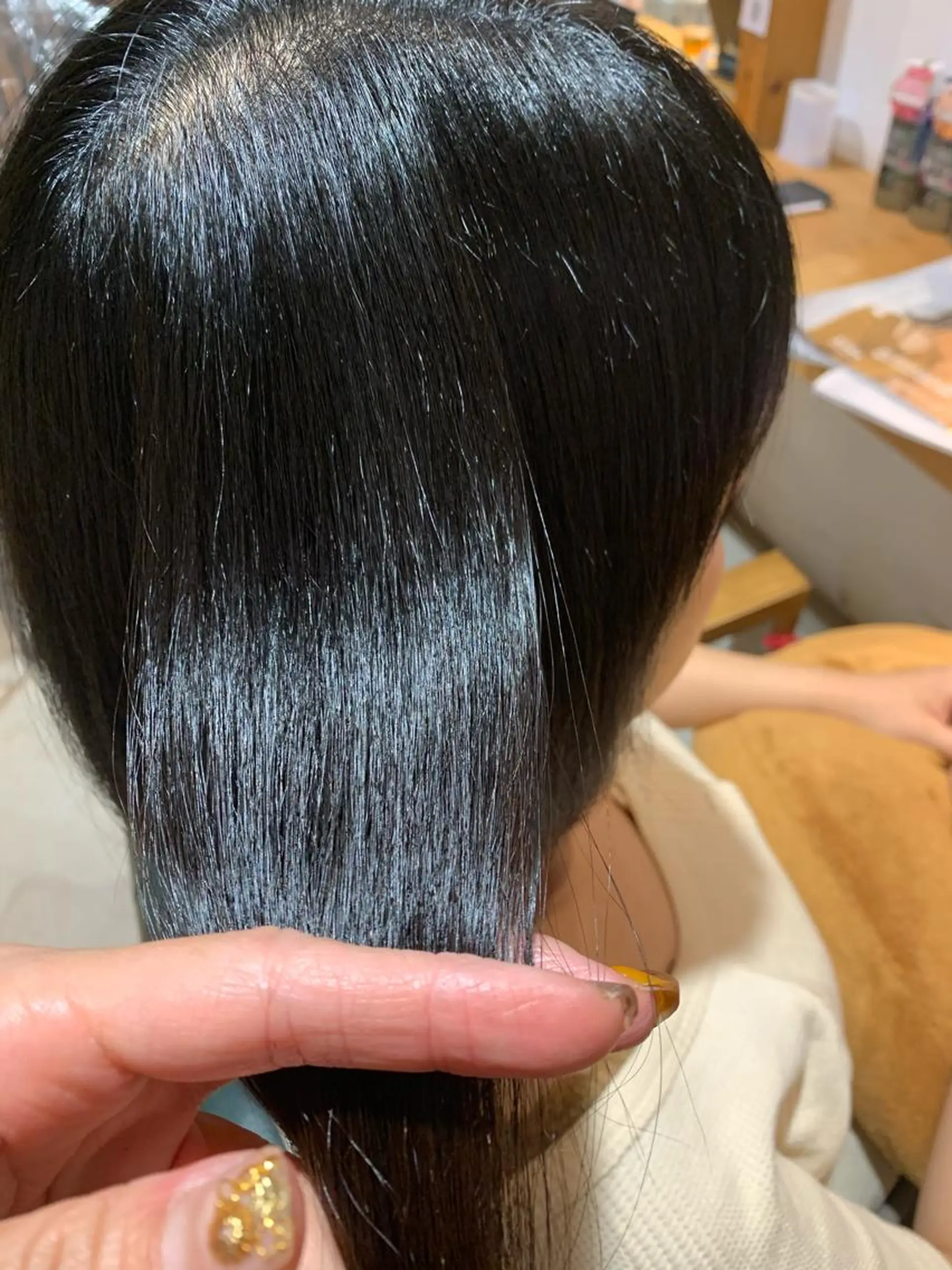 セミロング カラー 髪質改善/縮毛/新宿 🫧SUZUKA🫧のヘアスタイル