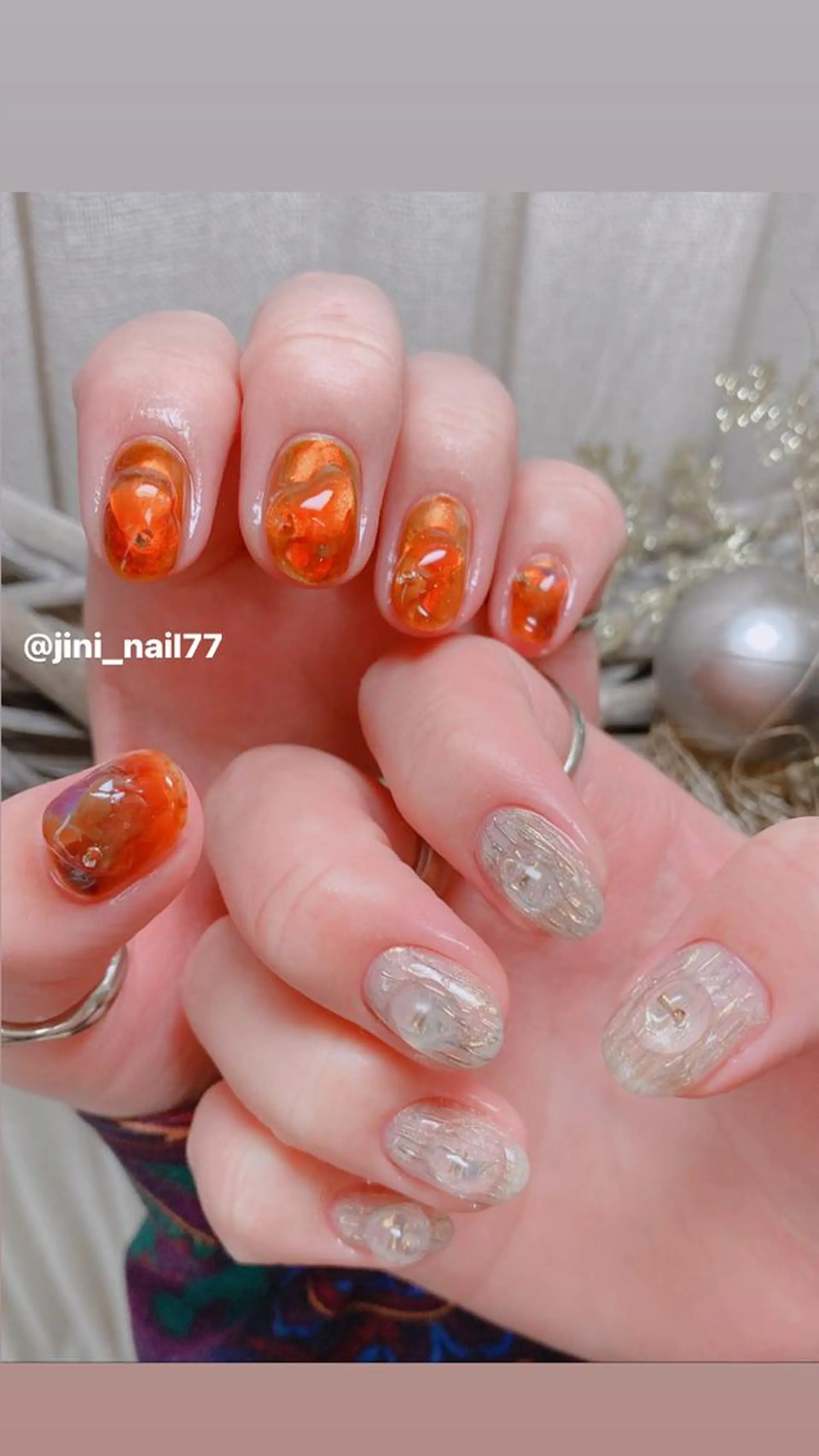 ネイル ハンドネイル JINI NAIL所属・ジニ ネイルのネイルデザイン