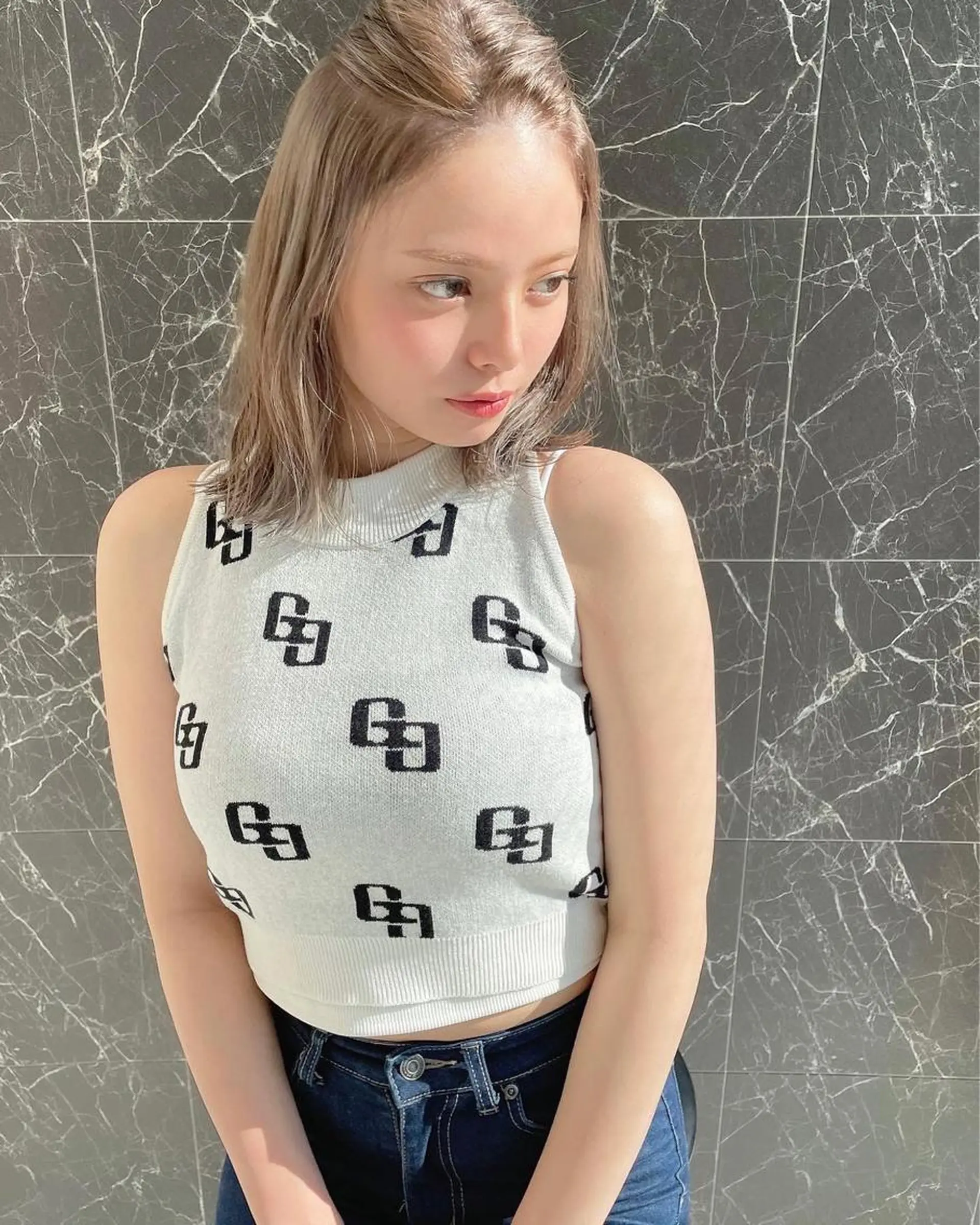 ミディアム チダアキフミ Ash大森のヘアスタイル