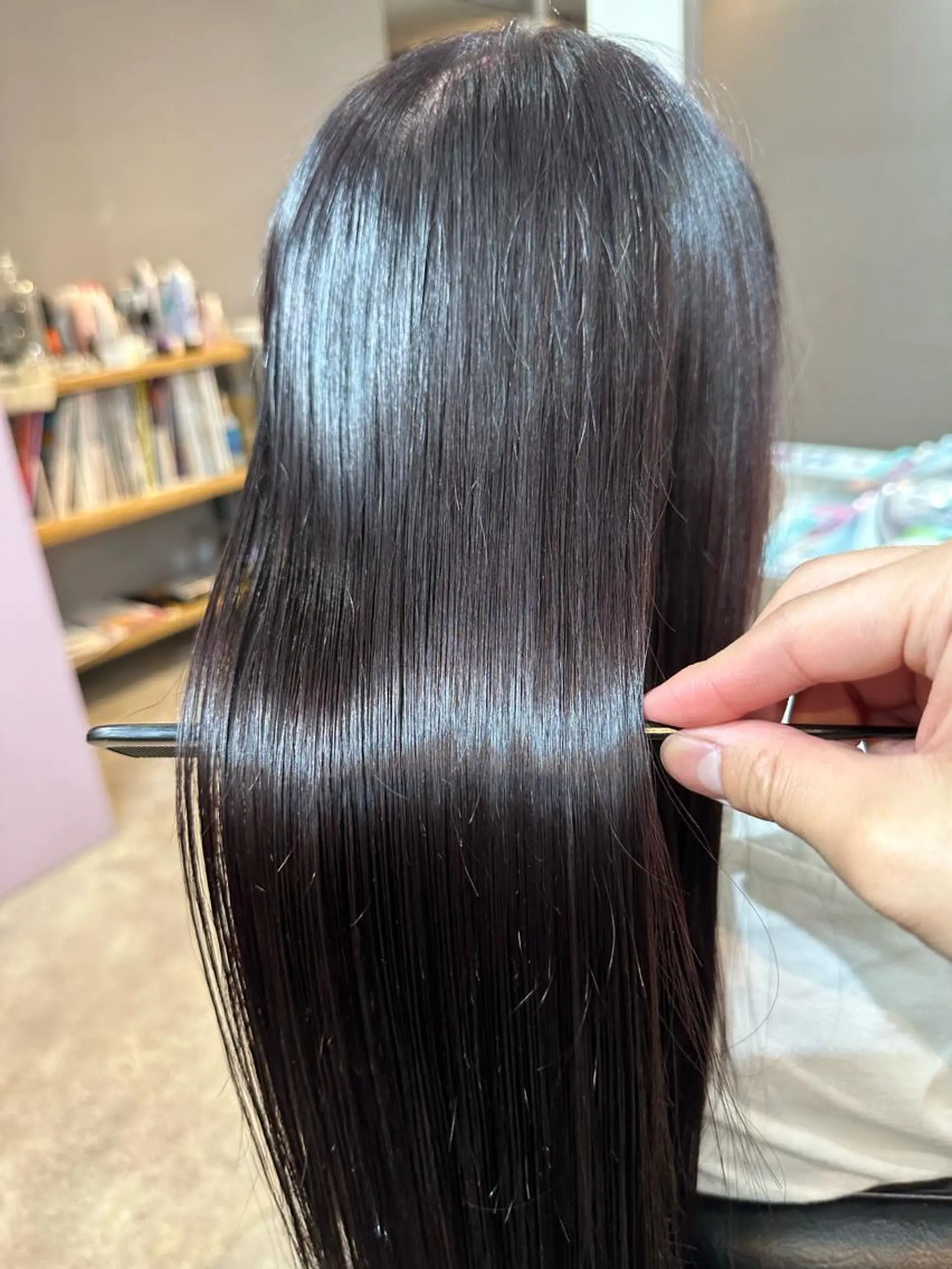 ミディアム 髪質改善 トリートメント SEED　LUXBE所属・髪質改善/小顔 レイヤー/yasuのヘアスタイル