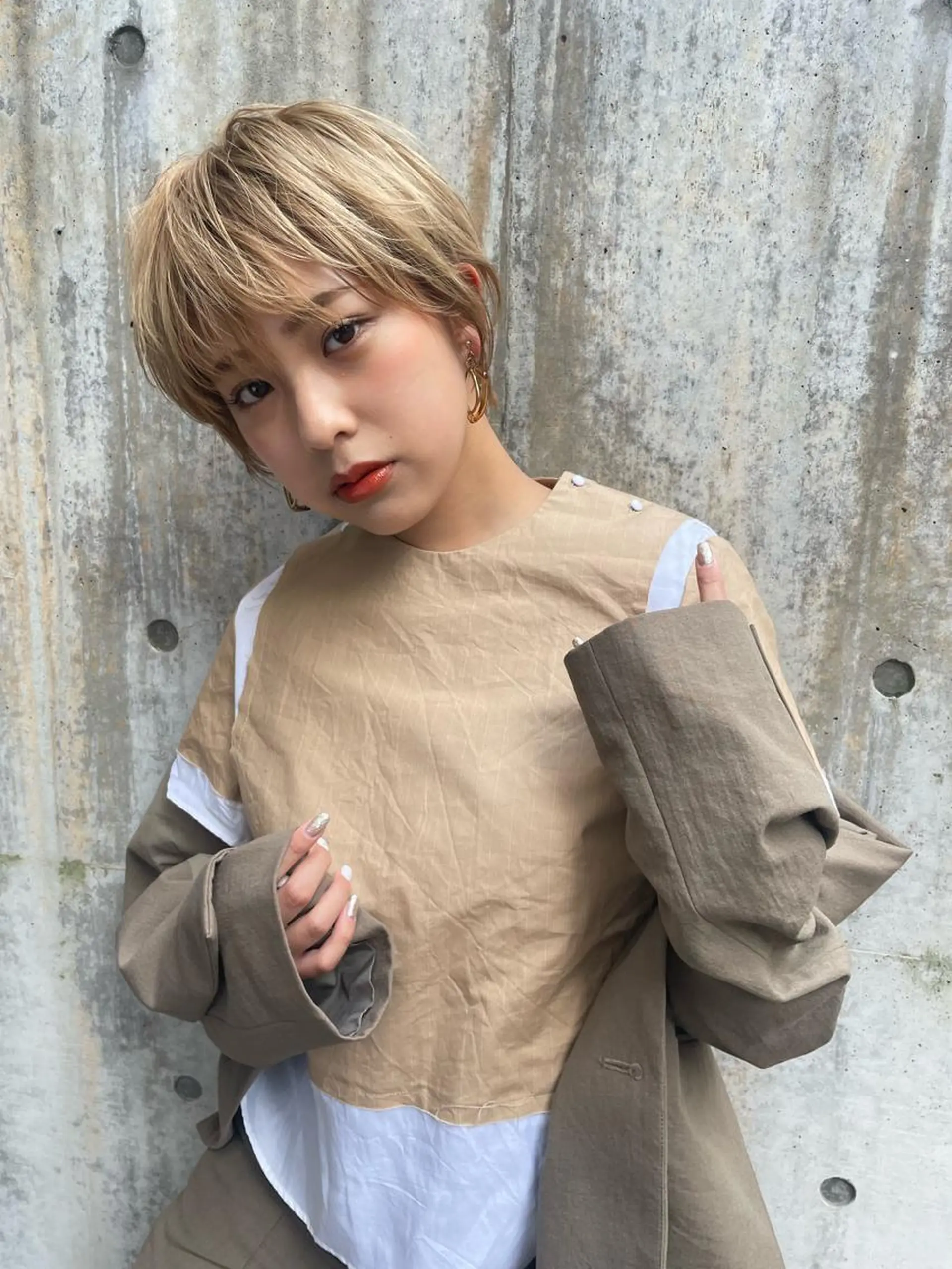 ショート カラー ショートボブ ボブ 外国人風カラー 髪質改善 マニッシュショート カット ヘアカラー トリートメント ショート/ボブ専門 宮脇美奈/南船場のヘアスタイル