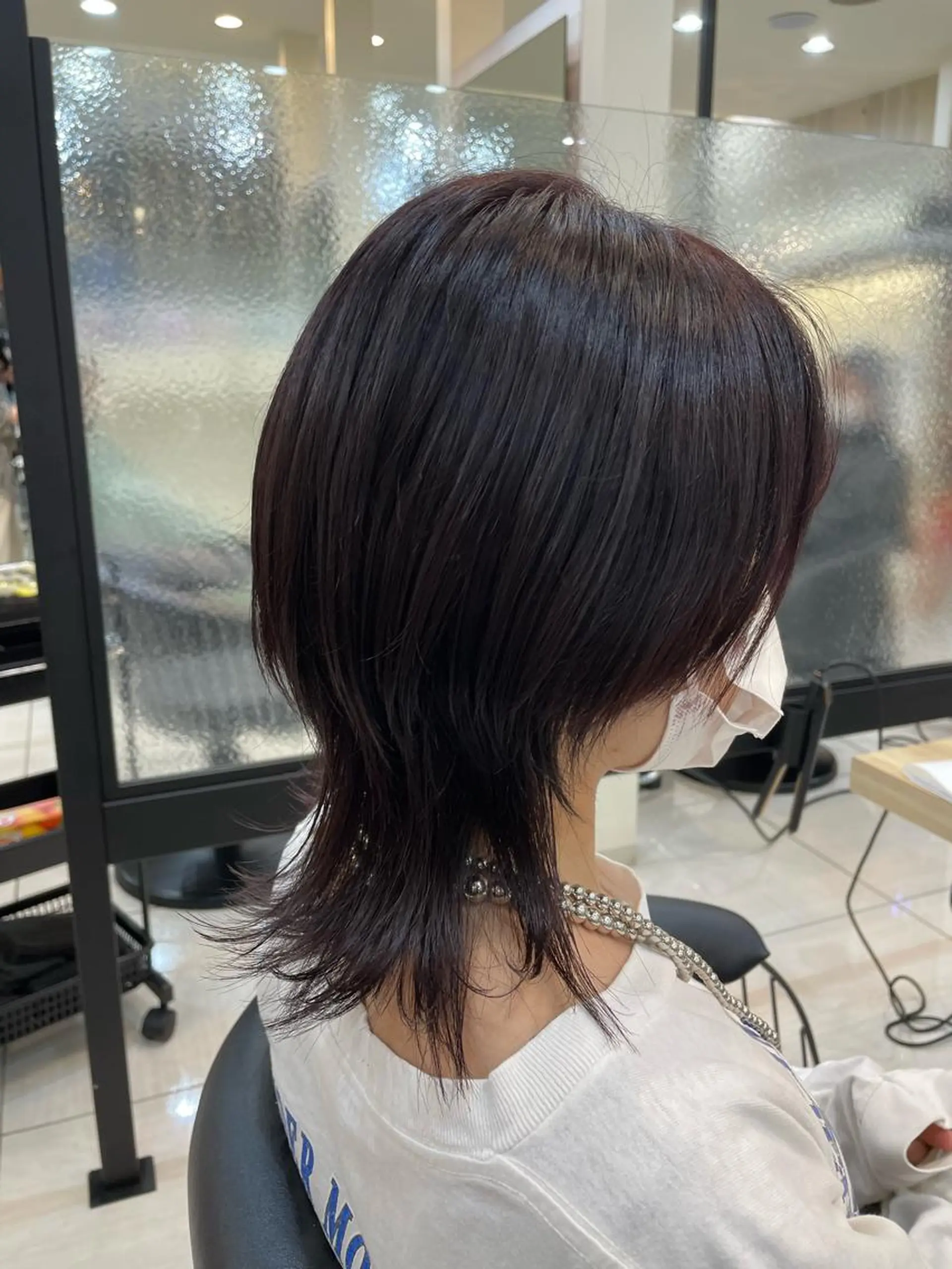 ミディアム カラー ウルフカット カット ヘアカラー 田野倉NEXT店 美髪ニストのヘアスタイル