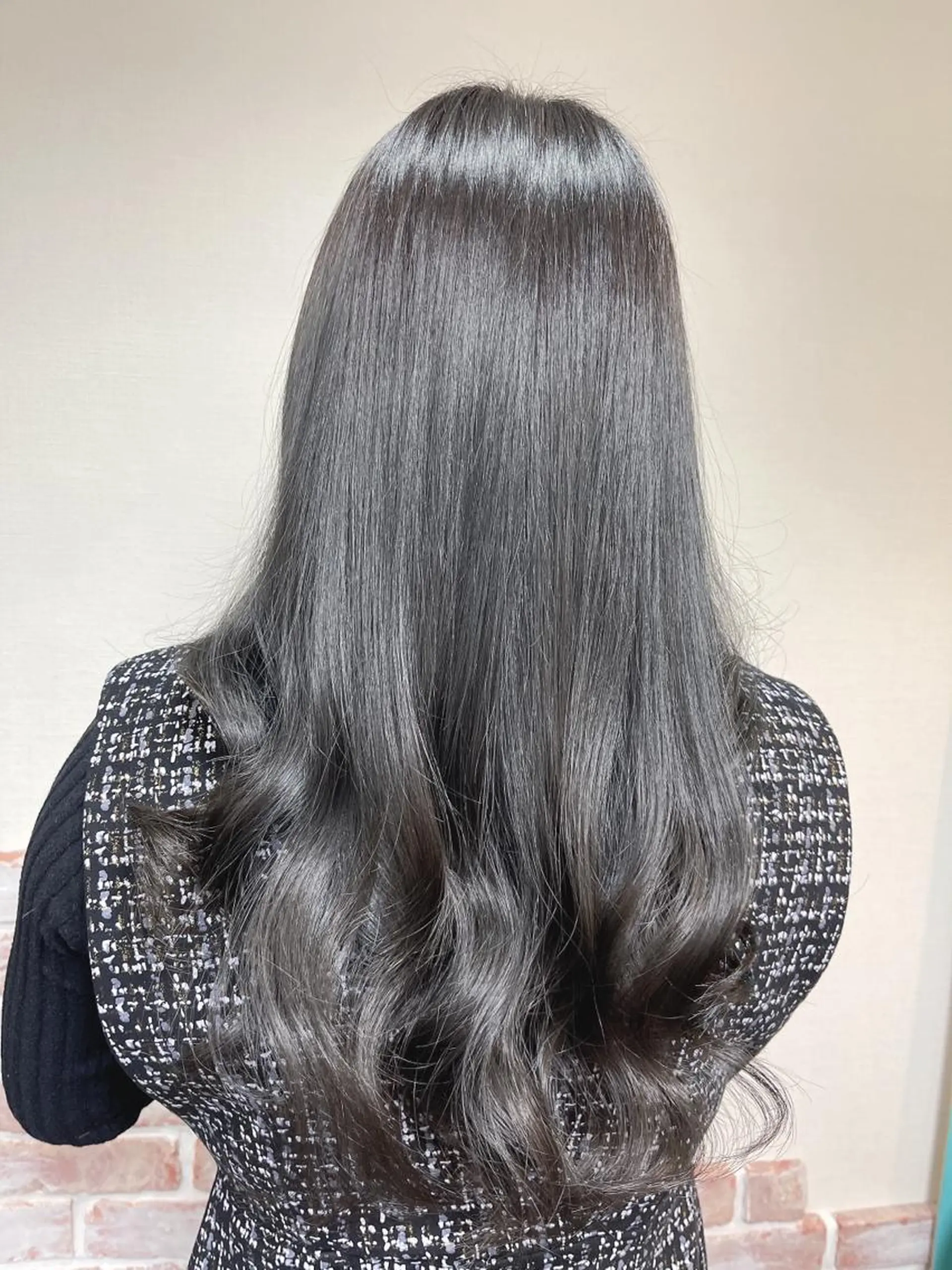 セミロング アッシュ 髪質改善 ヘアカラー 【髪質改善特化】 新宿/縮毛矯正/セラのヘアスタイル