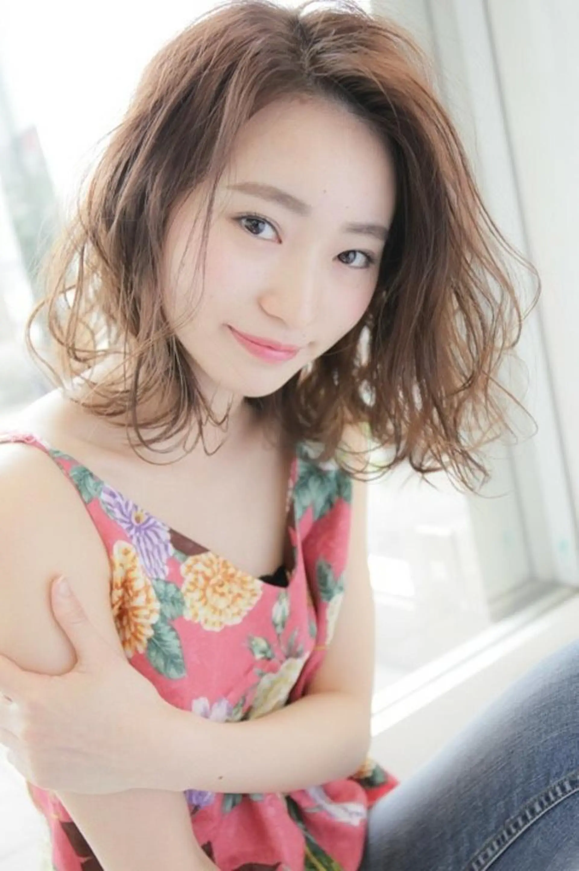 ミディアム カラー カット ヘアカラー トリートメント 🌟艶髪カラー 🌟サイトウのヘアスタイル