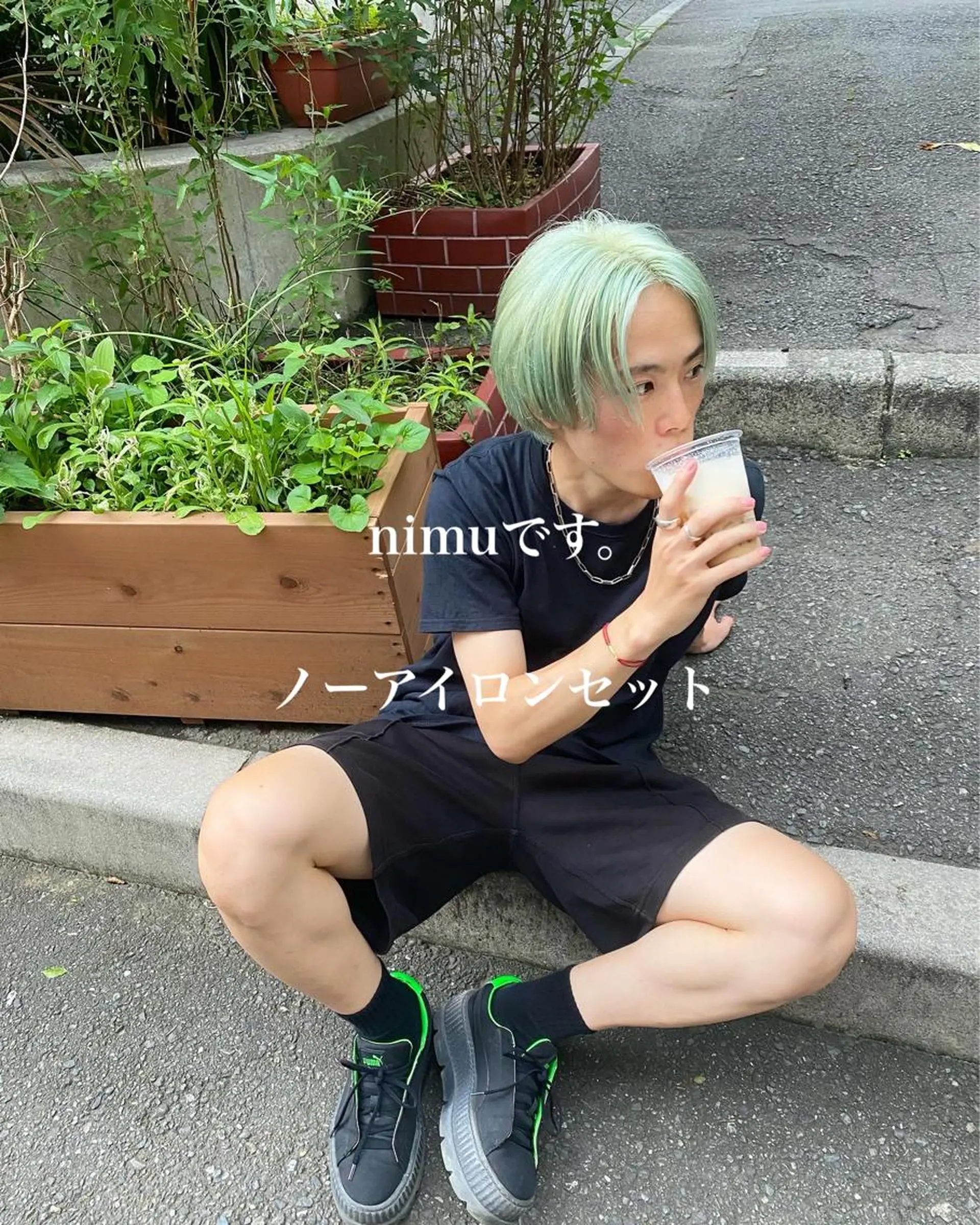 ショート カラー パーマ ヘアアレンジ メンズ 【池袋/スパイキー ショート】ⓝⓘⓜⓤのヘアスタイル