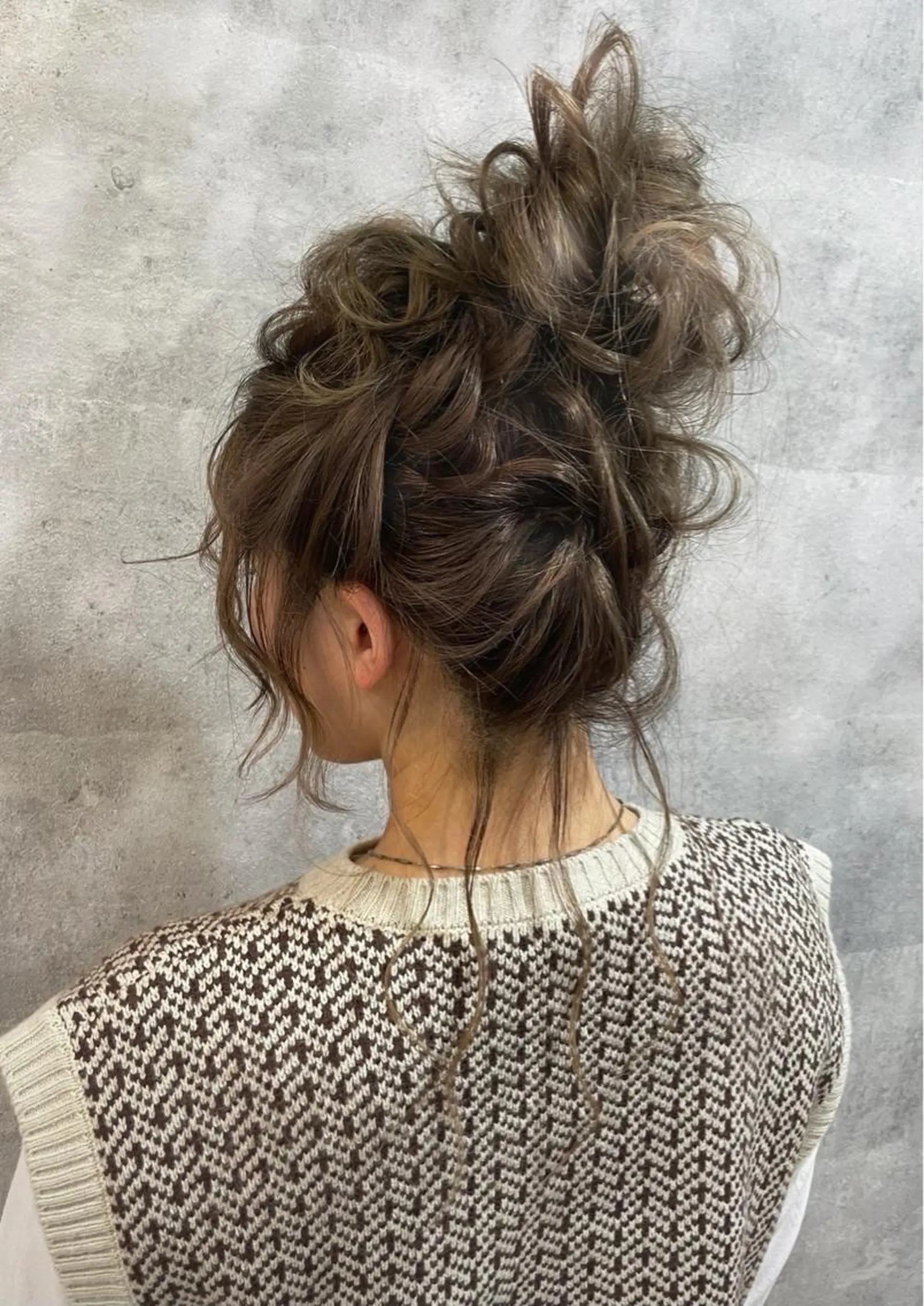 ロング ヘアアレンジ お団子ヘア カット ヘアセット 骨格整形カット/ ショート✂️堀夢哉のヘアスタイル