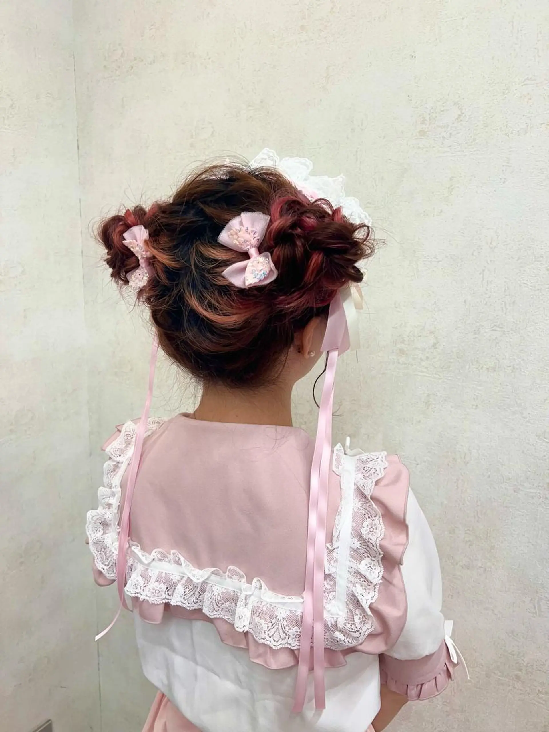 ロング ヘアセット 髪質改善/ブリーチ ツヤ髪/shiinaのヘアスタイル