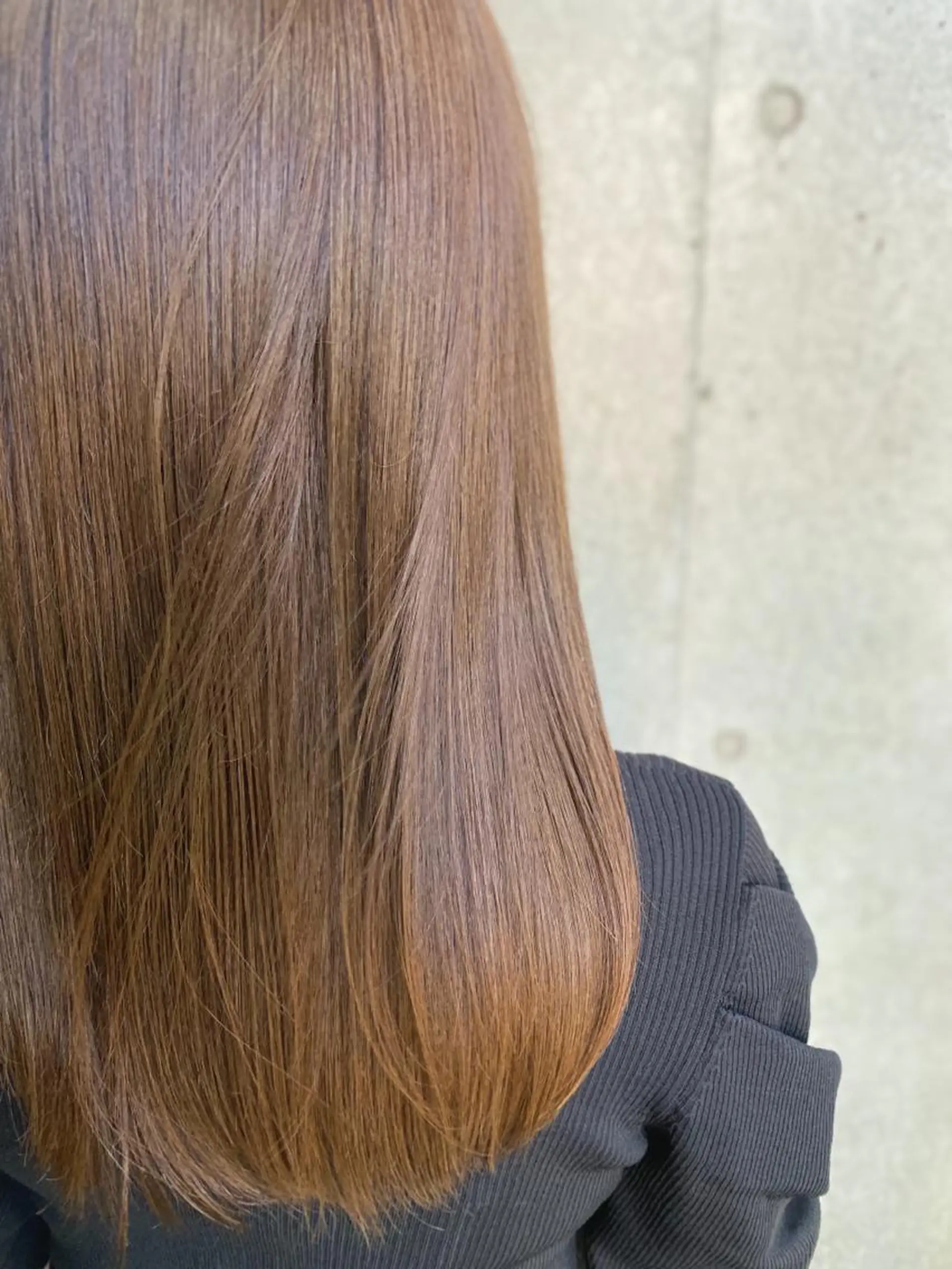 セミロング カラー GO TODAY シェアサロン 渋谷sol店所属・モテ前髪 タゴメ シンヤのヘアスタイル