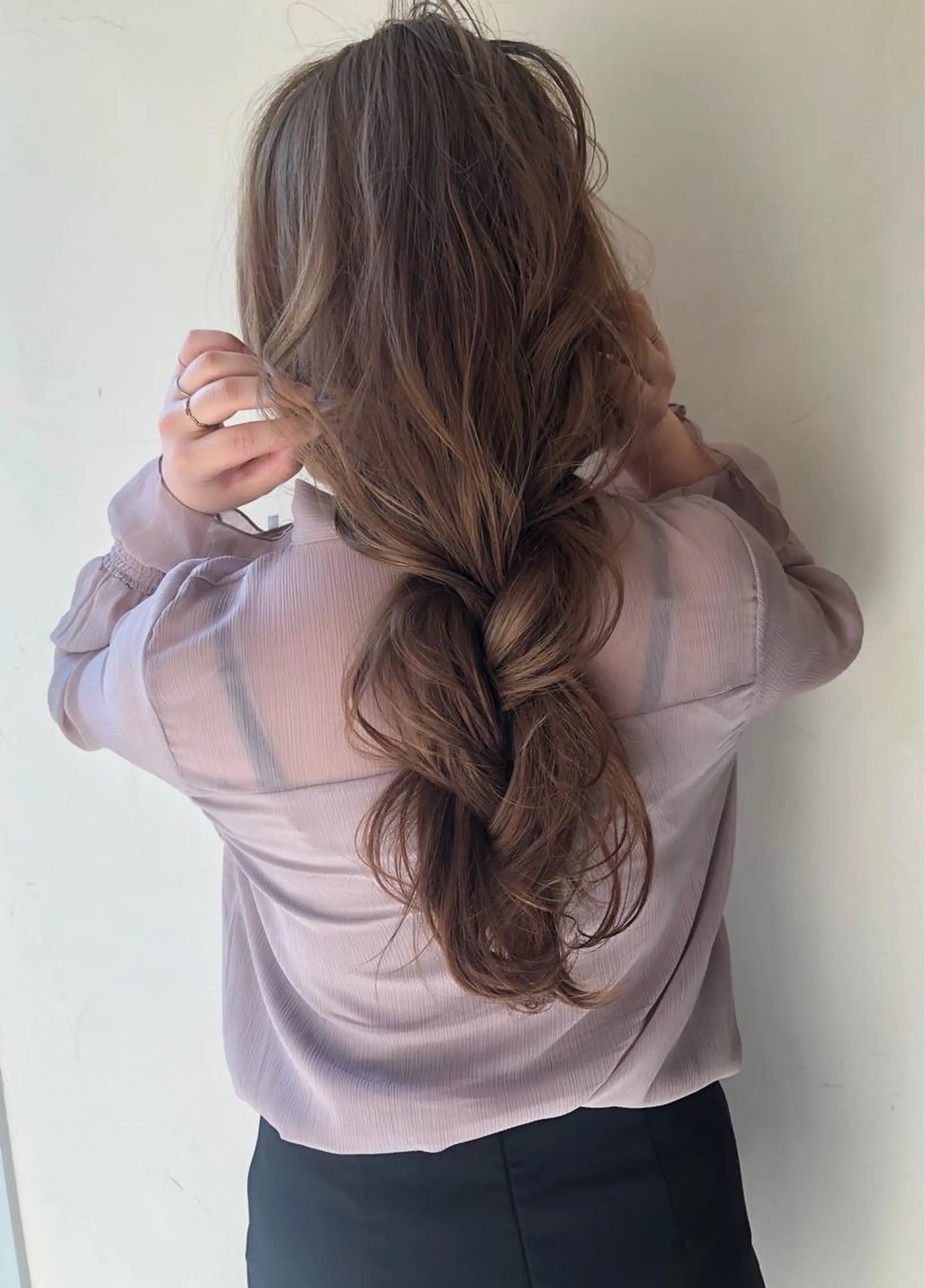 ロング カラー ⭐️横浜ブリーチ特化 美容師　堤涼⭐️のヘアスタイル