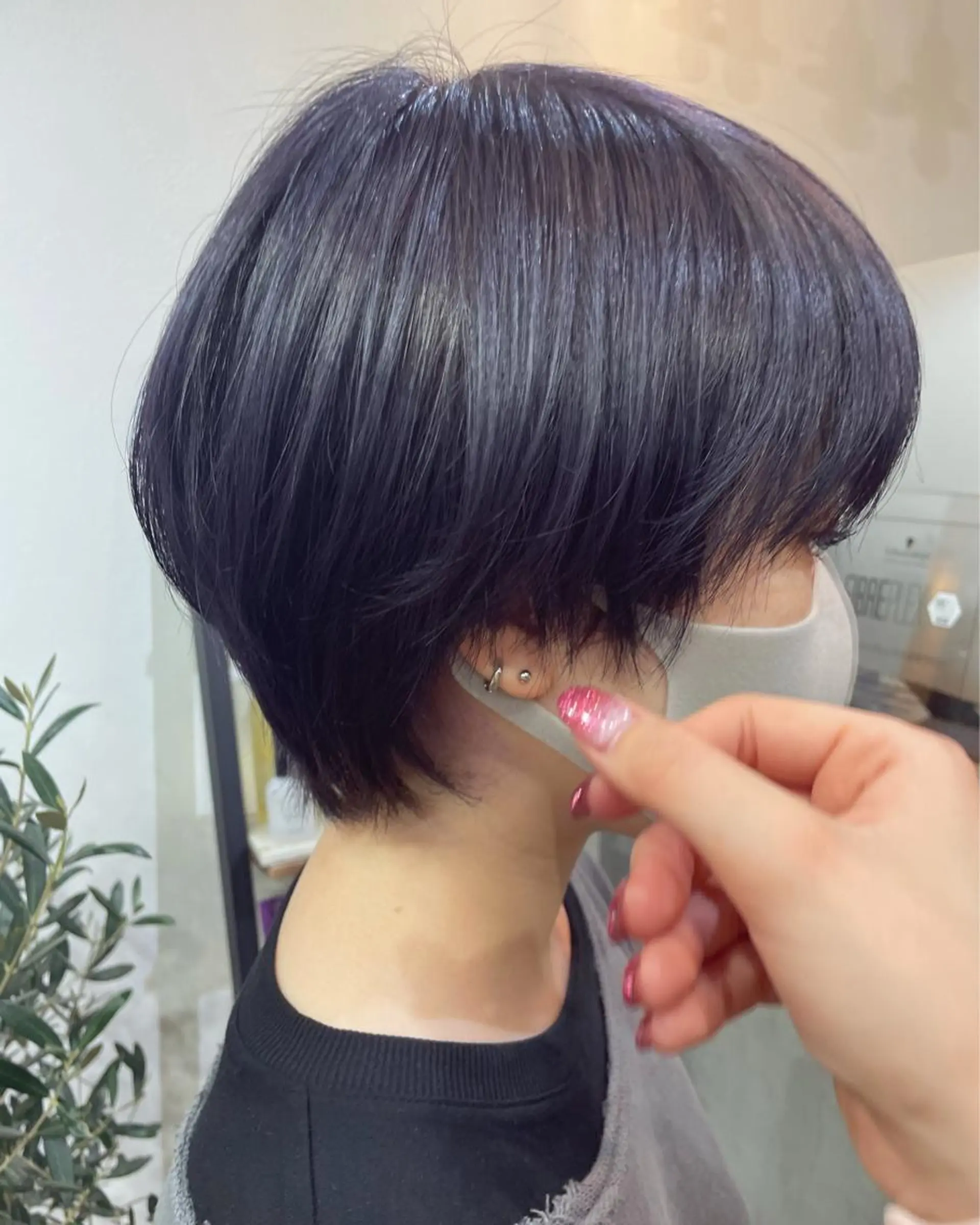 ショート カラーモデル募集 吉原佳穂💗のヘアスタイル