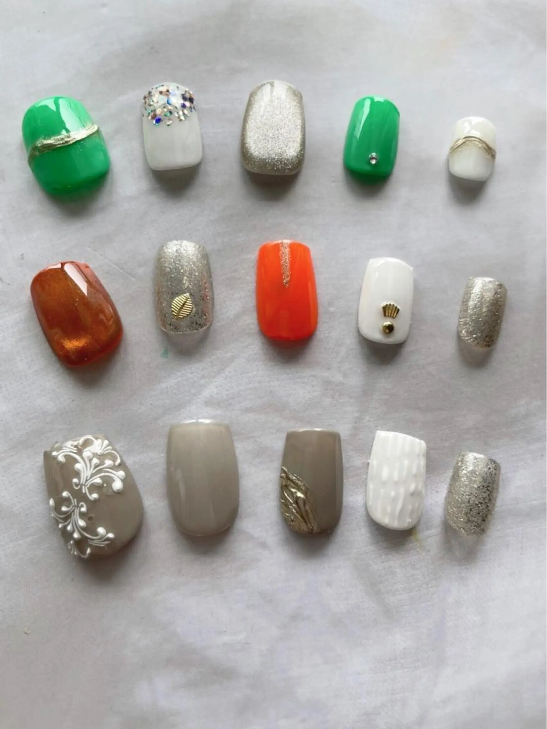 ネイル フットネイル マグネットネイル ニュアンスネイル 【ＯＲＧＡＮ】 nailのネイルデザイン