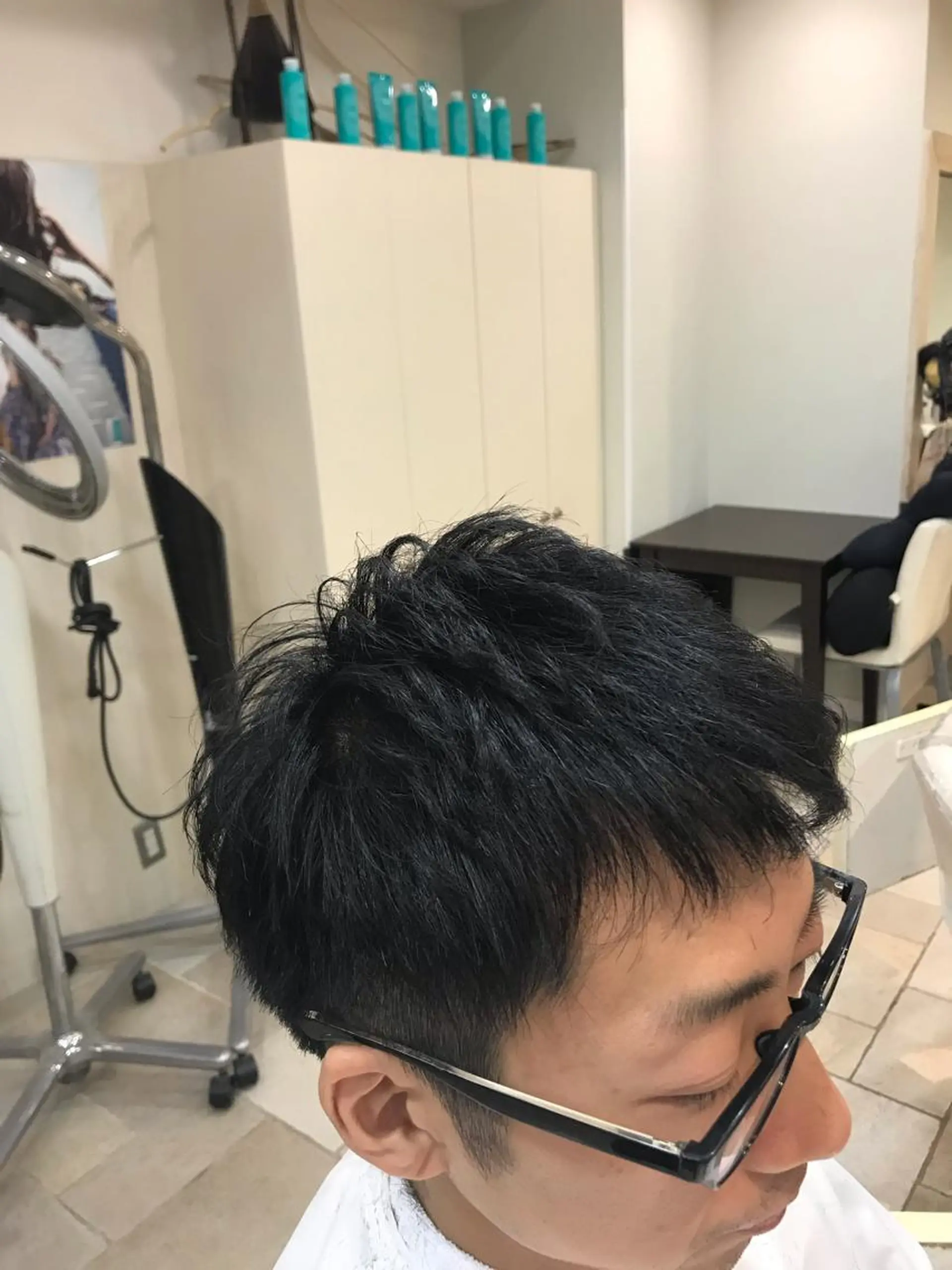 ショート パーマ メンズ カット パーマ 美髪矯正/髪質改善 /ヨナミネのヘアスタイル