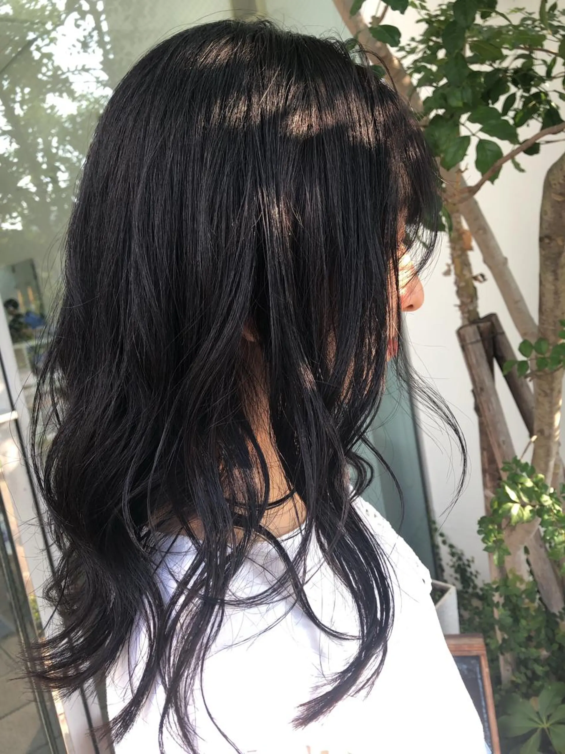 ロング カラー カット ヘアカラー トリートメント 本山　くせ毛のカット 尾島光季のヘアスタイル