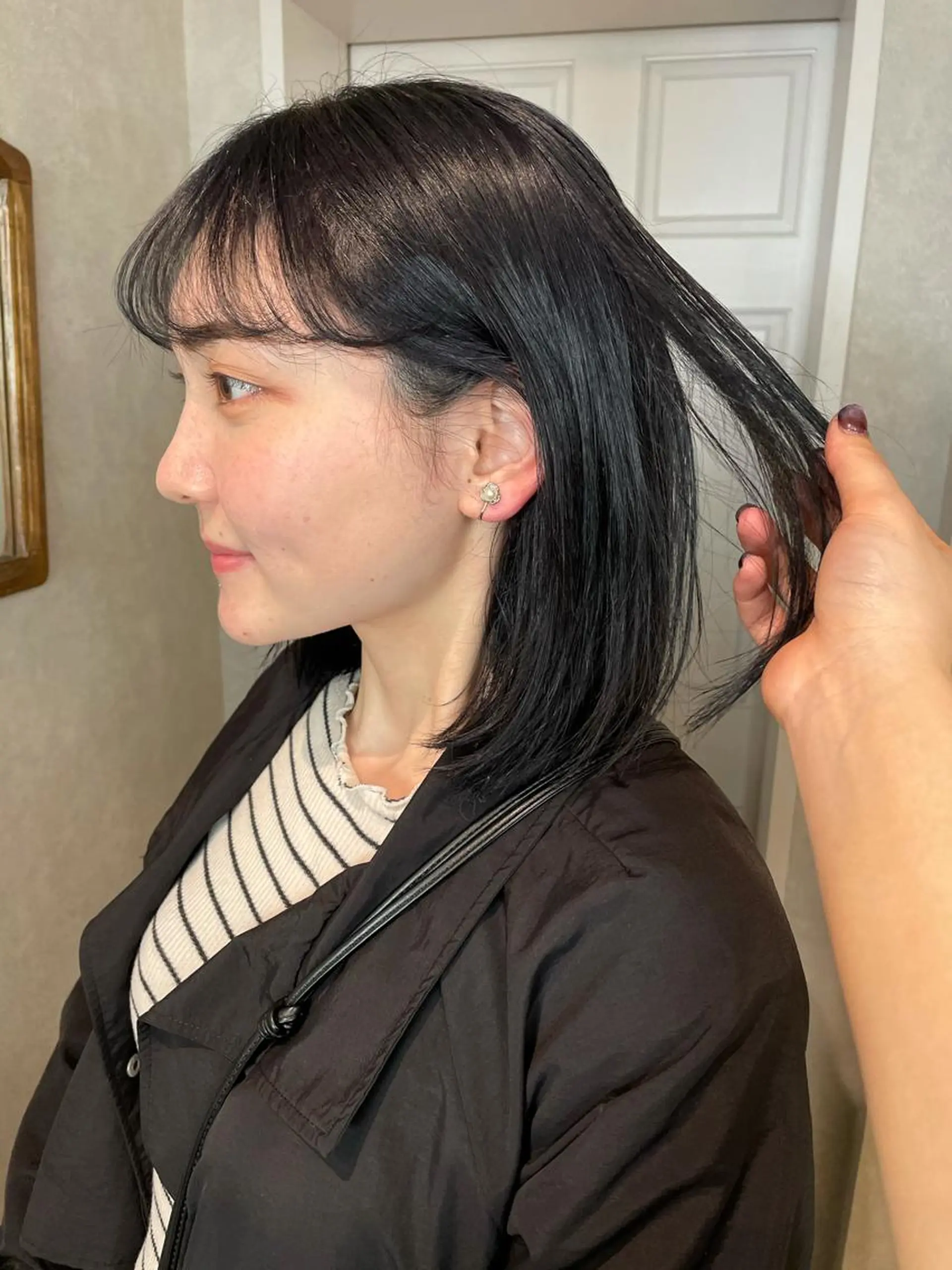 ミディアム カラー ヘアカラー ナチュラル透明感🌱 小山美樹子のヘアスタイル