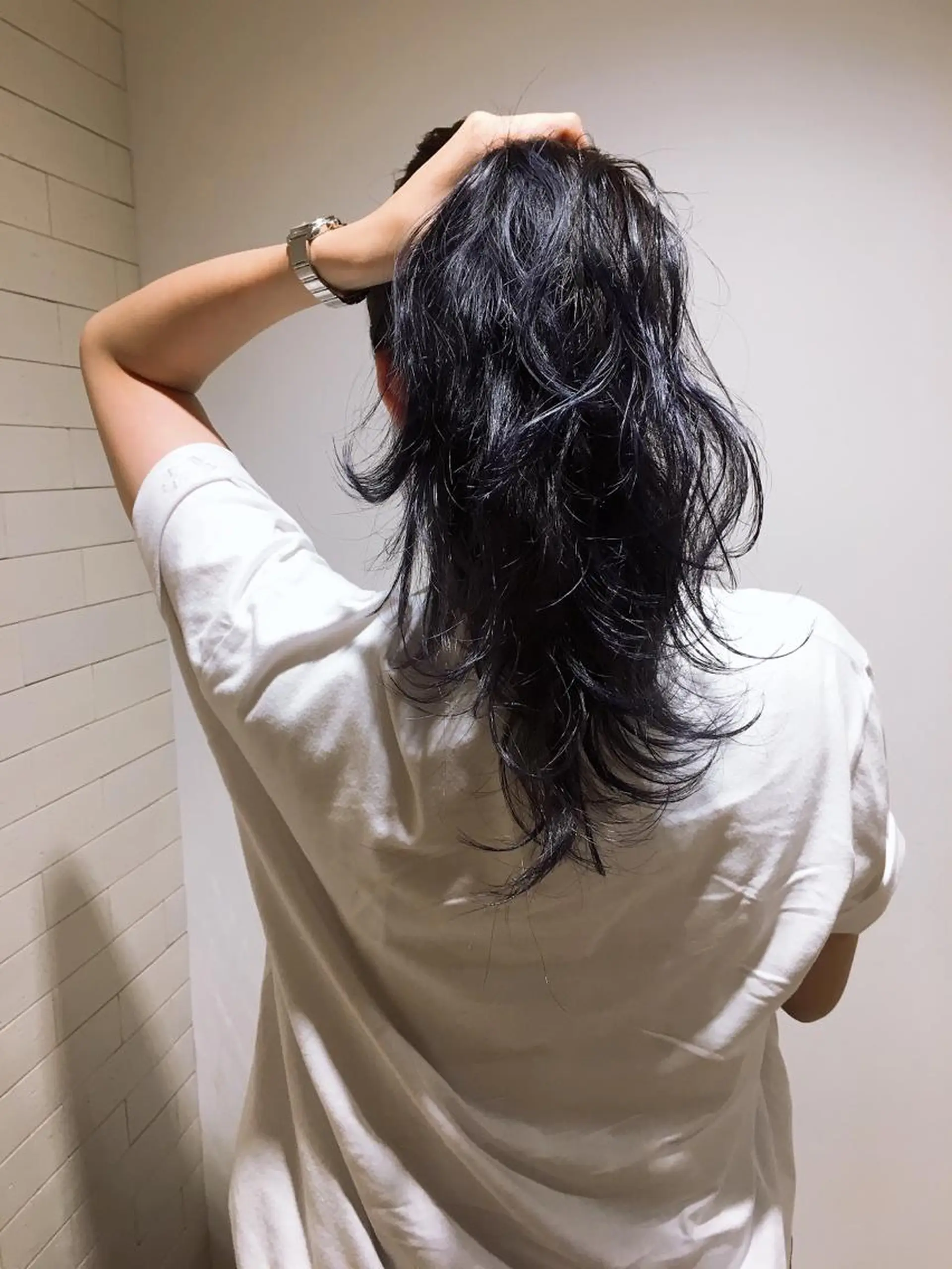 セミロング メンズツイスパ ショートフクヤマシンのヘアスタイル