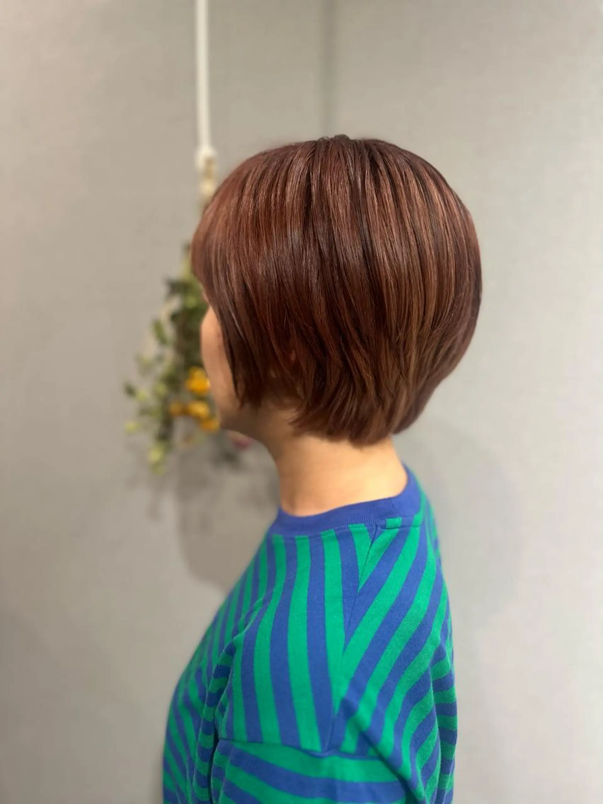 ショート カラー アディクシーカラー ブリーチ ダブルカラー オレンジ ヘアカラー K Harukaのヘアスタイル