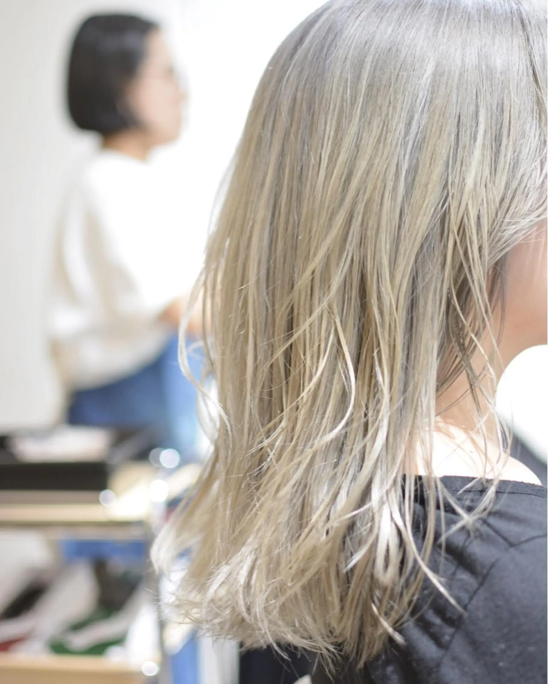 セミロング カット ヘアカラー トリートメント 木村 創造🌟 デザインカラーお任せのヘアスタイル