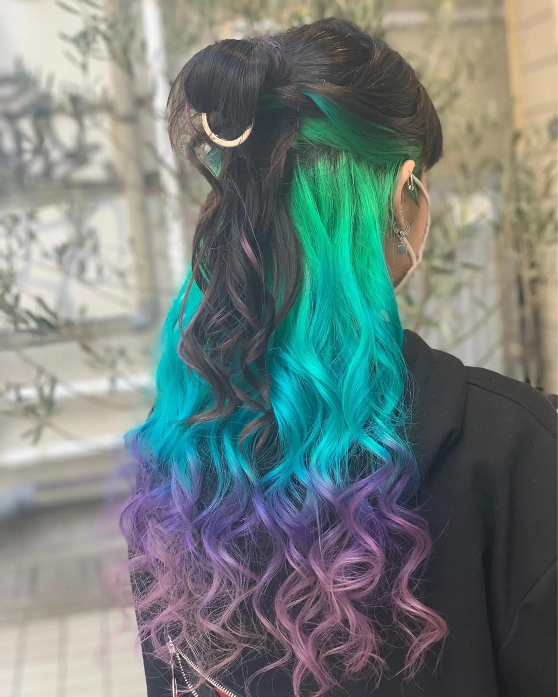 セミロング カラー ヘアアレンジ ブリーチ ケアブリーチ ダブルカラー グラデーションカラー インナーカラー ヘアカラー トリートメント 髪質改善×ハイトーン 中田啄也のヘアスタイル