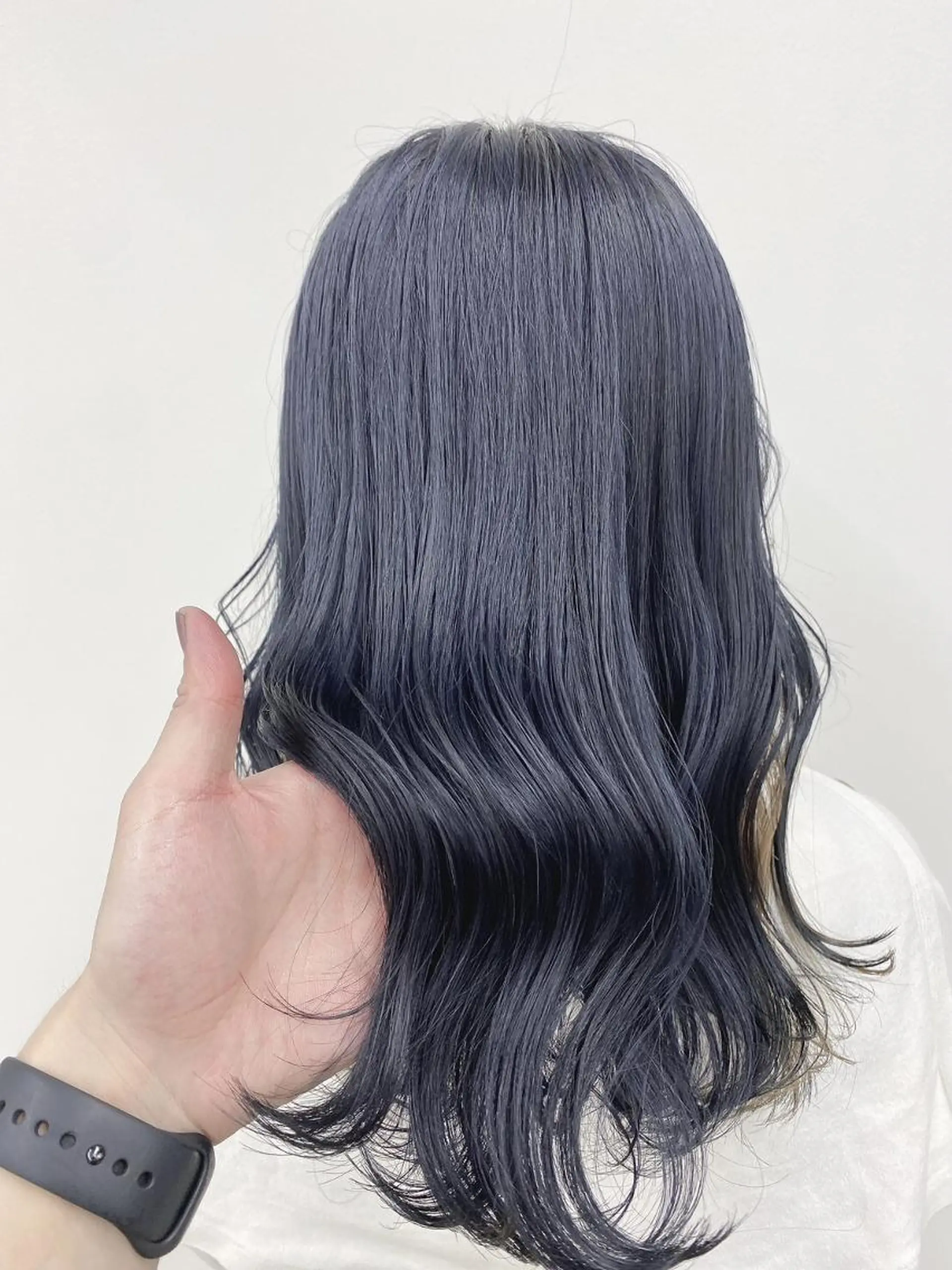 カラー ミディアム ヘアカラー トリートメント ヘアセット 🦋透明感グレージュ /韓国レイヤー🦋のヘアスタイル