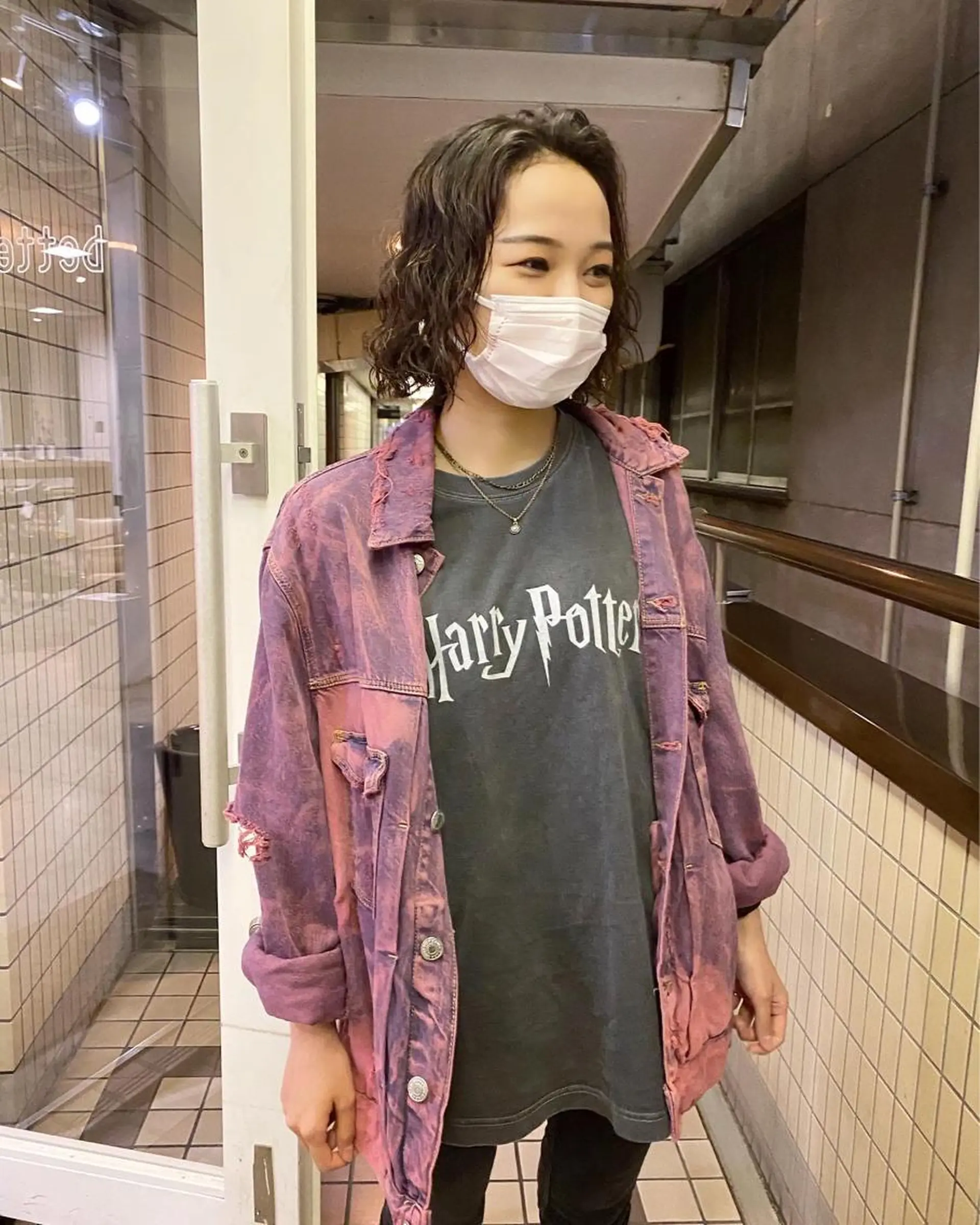 ミディアム パーマ パーマ美容師 hanaのヘアスタイル