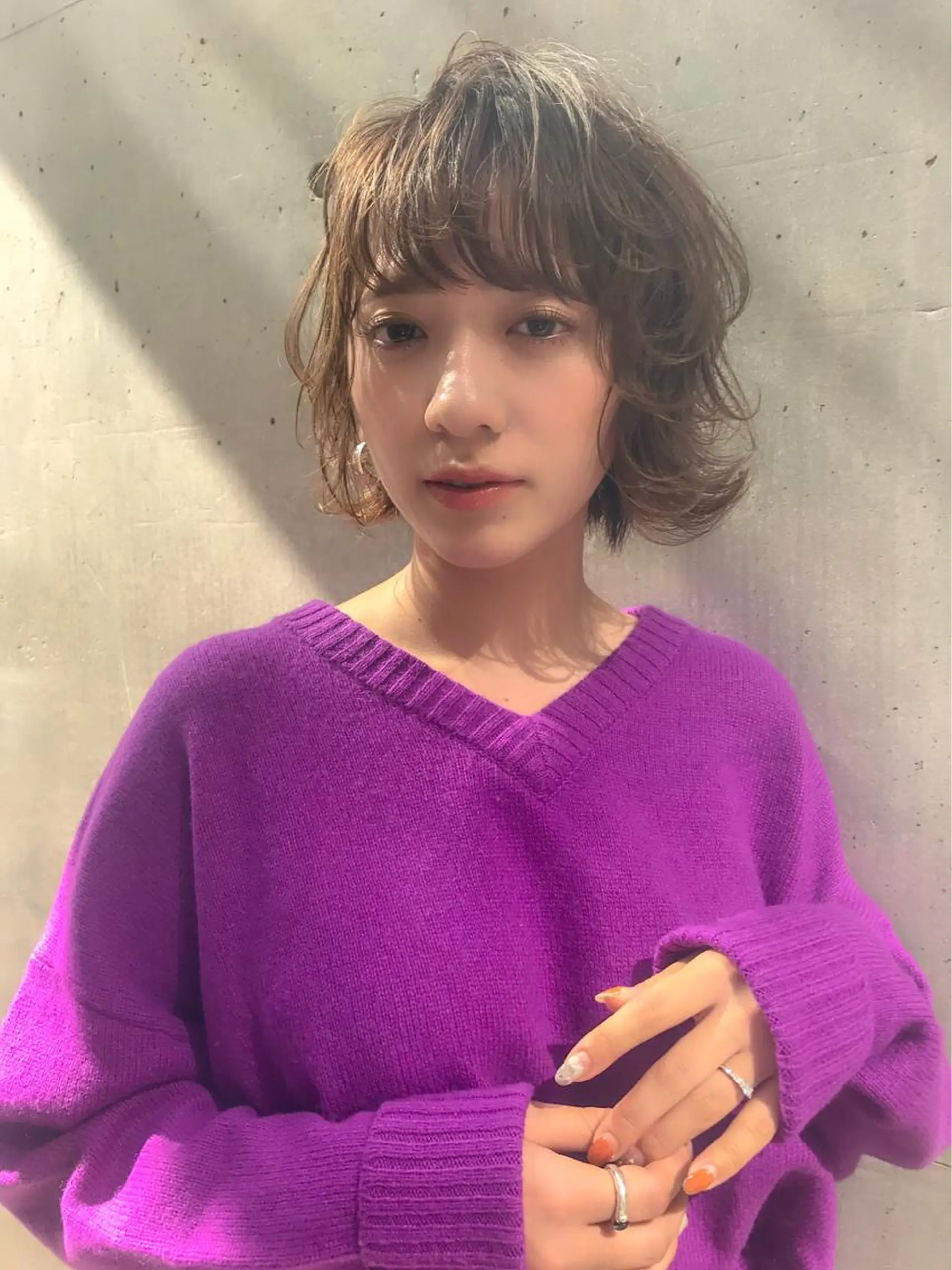 酸性ストレート/ブリ ーチなし/中村 匠のヘアスタイル