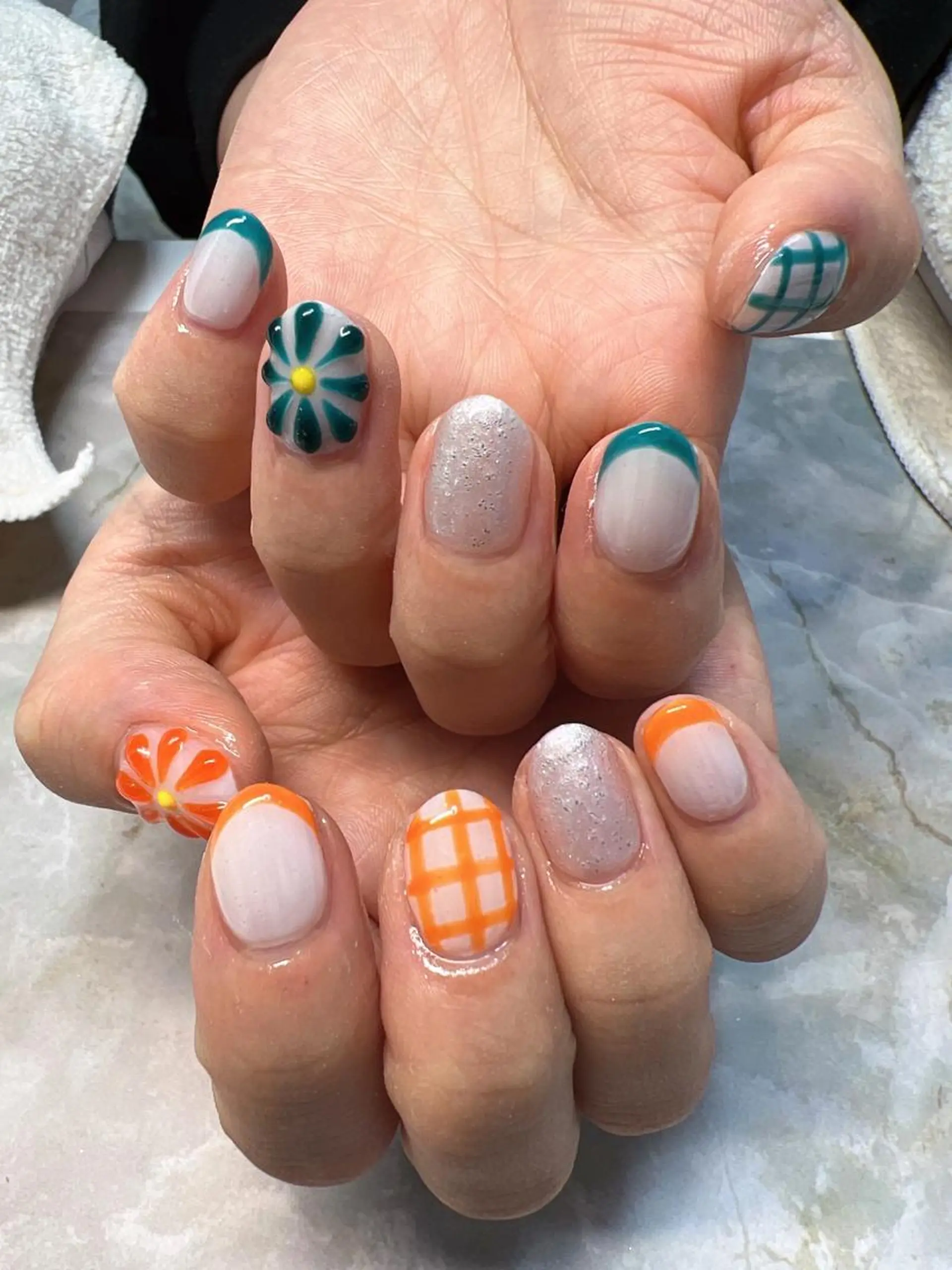 ネイル フラワーネイル 春ネイル coco nailのネイルデザイン