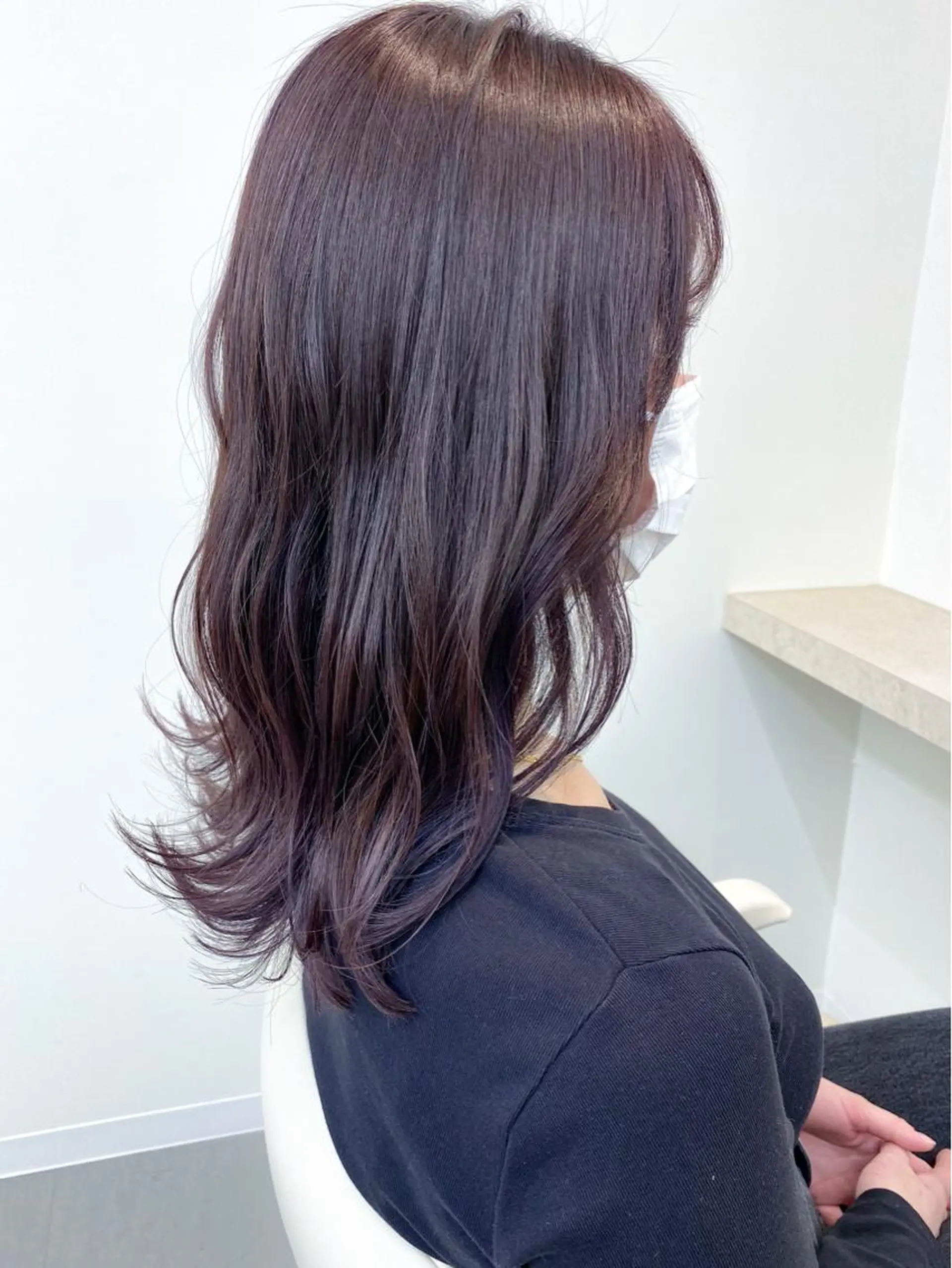 セミロング カラー ラベンダーカラー 韓国風ヘア カット ヘアカラー トリートメント Meena by urban所属・丹羽 隼人/髪質改善 /韓国ヘア🇰🇷のヘアスタイル