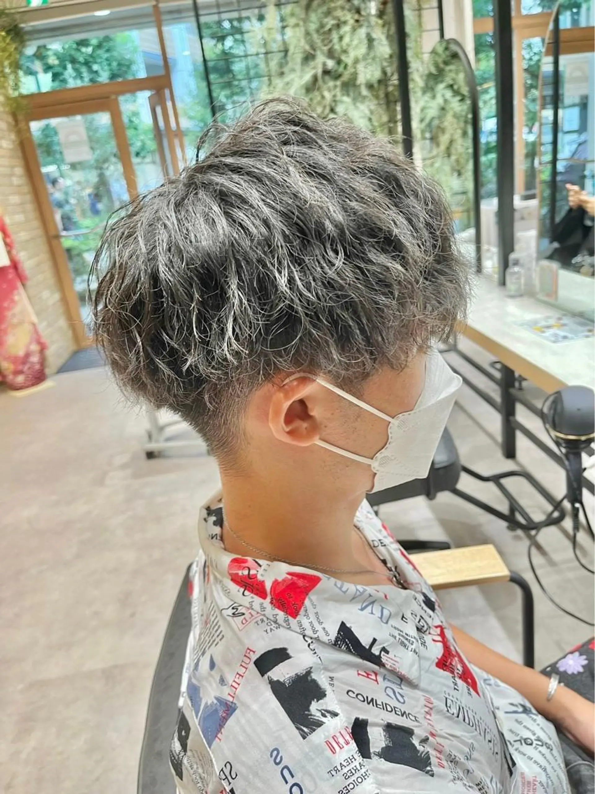 カラー メンズ メンズパーマ 波巻きパーマ 韓国マツエク/まつパ 🎀misaki🎀のマツエク・マツパデザイン