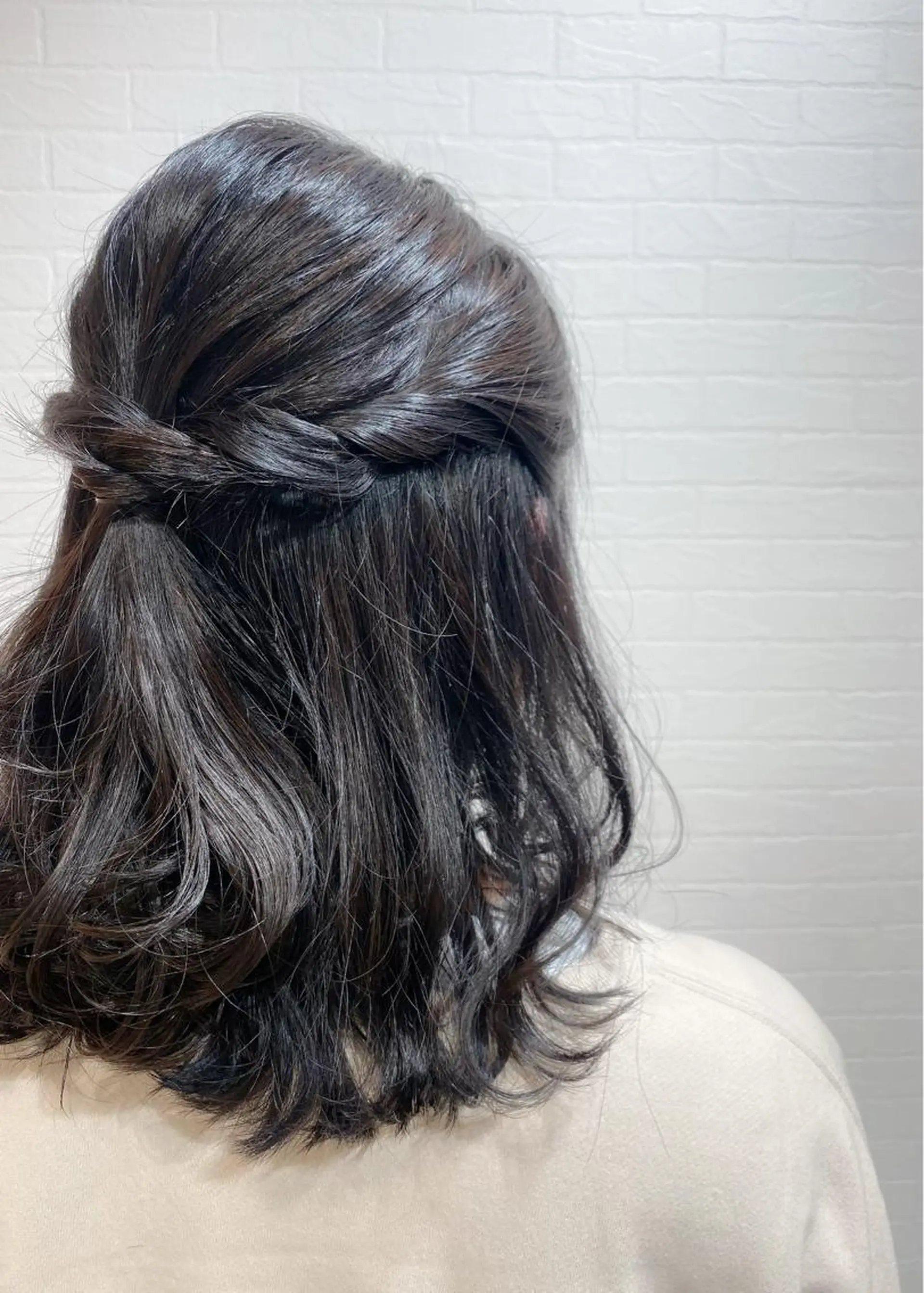 ミディアム カラー ネイビーカラー GRANLUSSO 〜グランルッソ駅前店所属・木口 嘉美のヘアスタイル