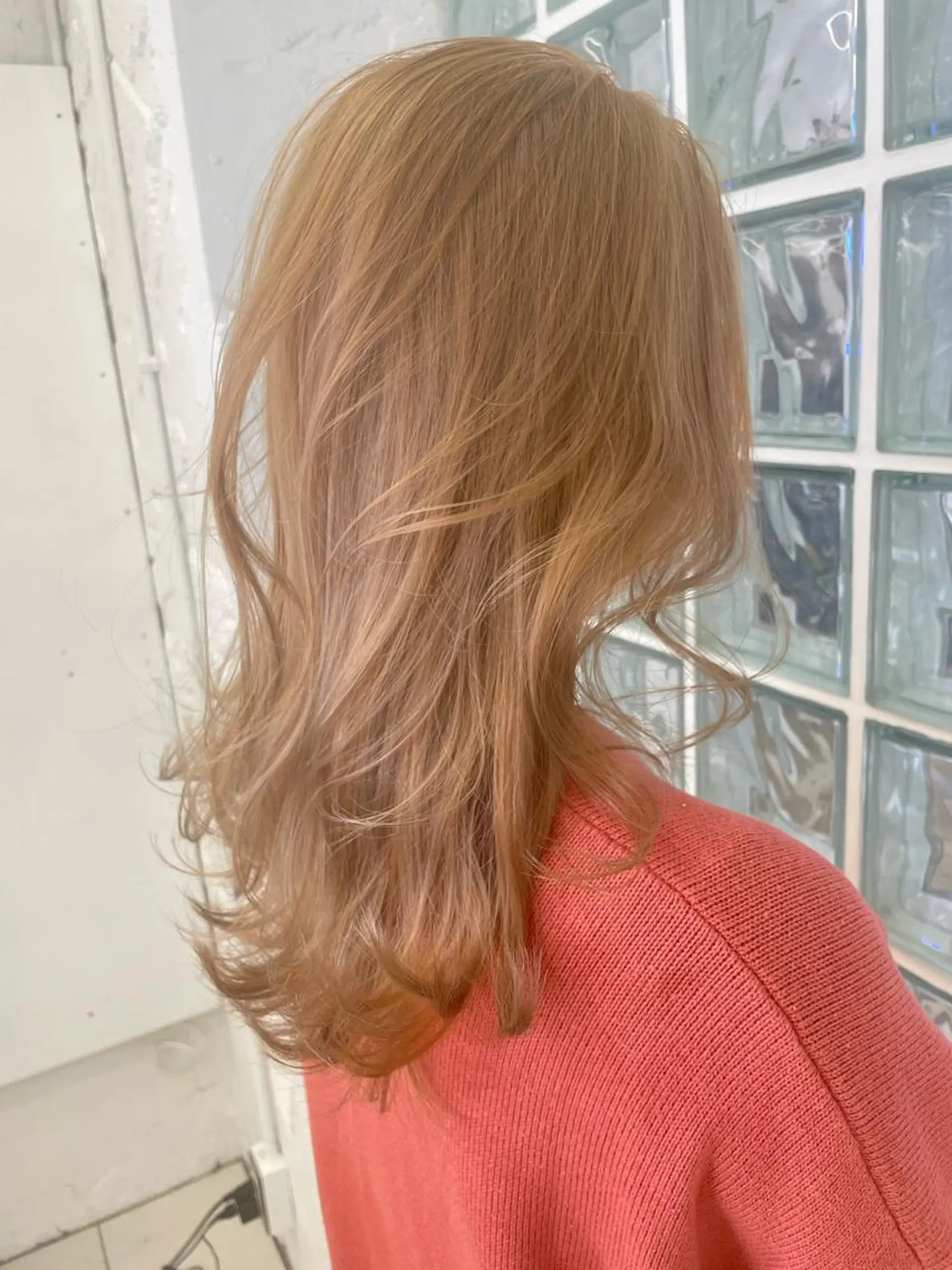 ロング ヘアカラー トリートメント 家田 竜のヘアスタイル