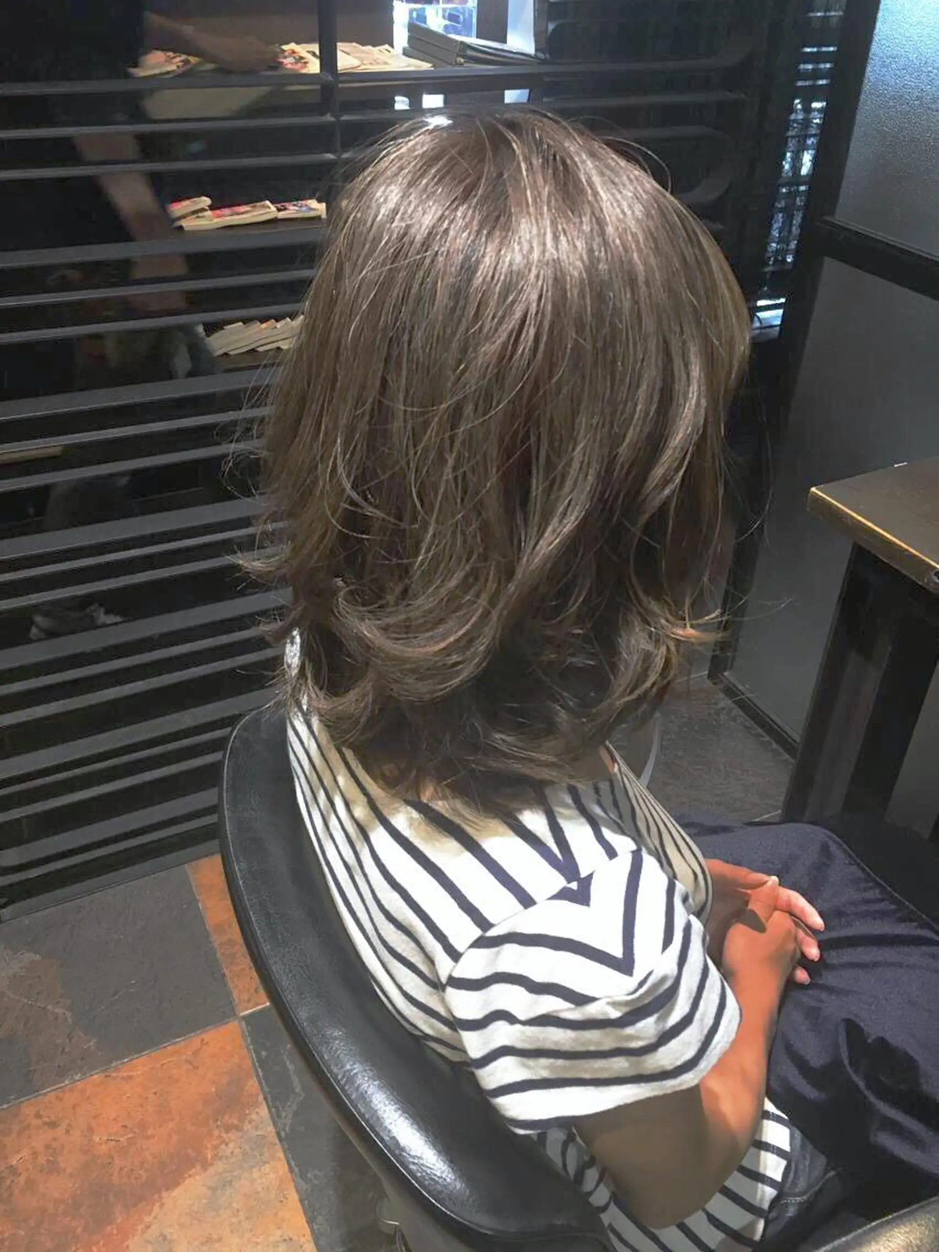 ミディアム カラー 髪質改善＆韓国風 RINAのヘアスタイル