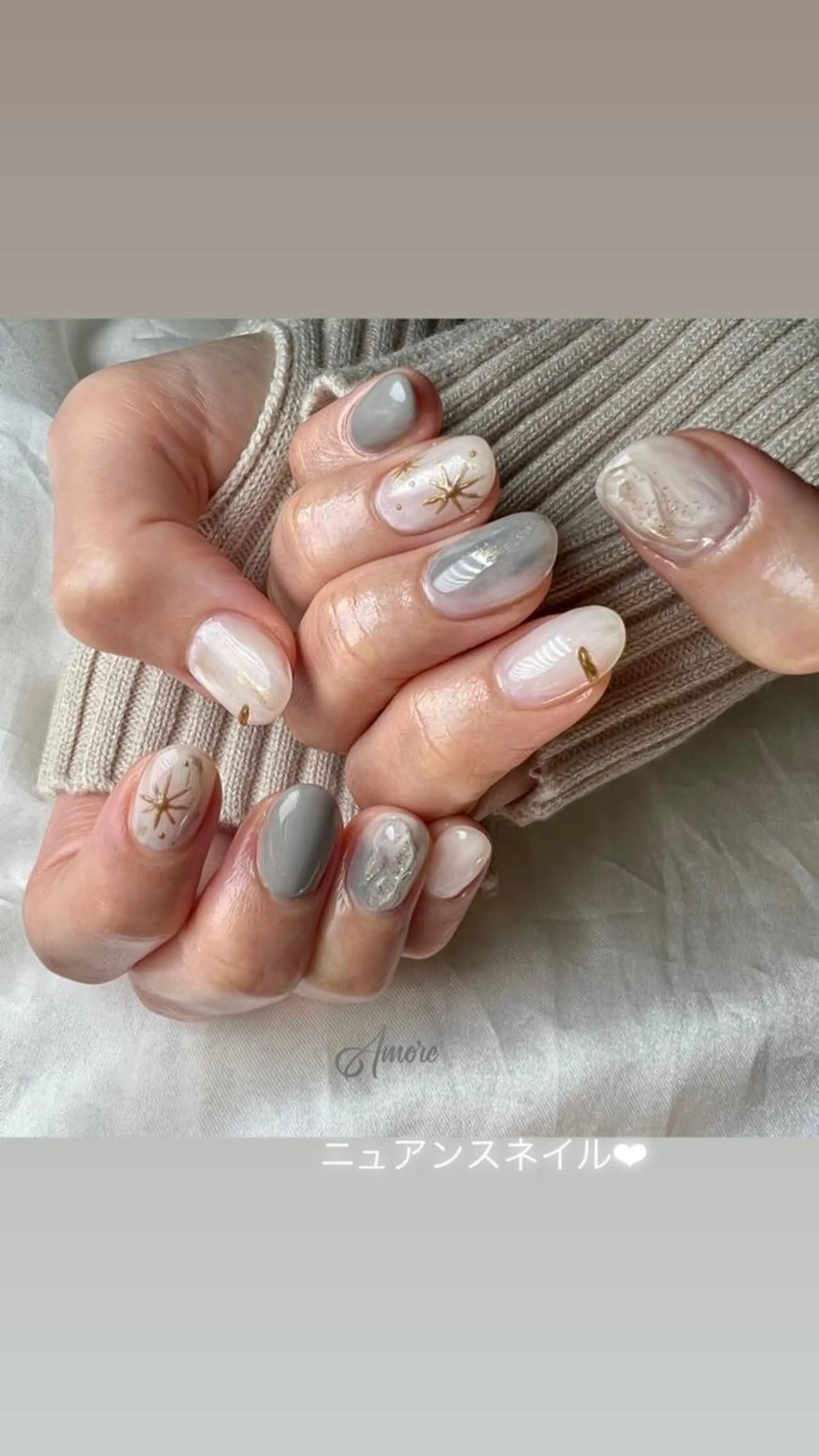 ネイル ジェルネイル ミラーネイル オフィスネイル パラジェル You kyehwaのネイルデザイン