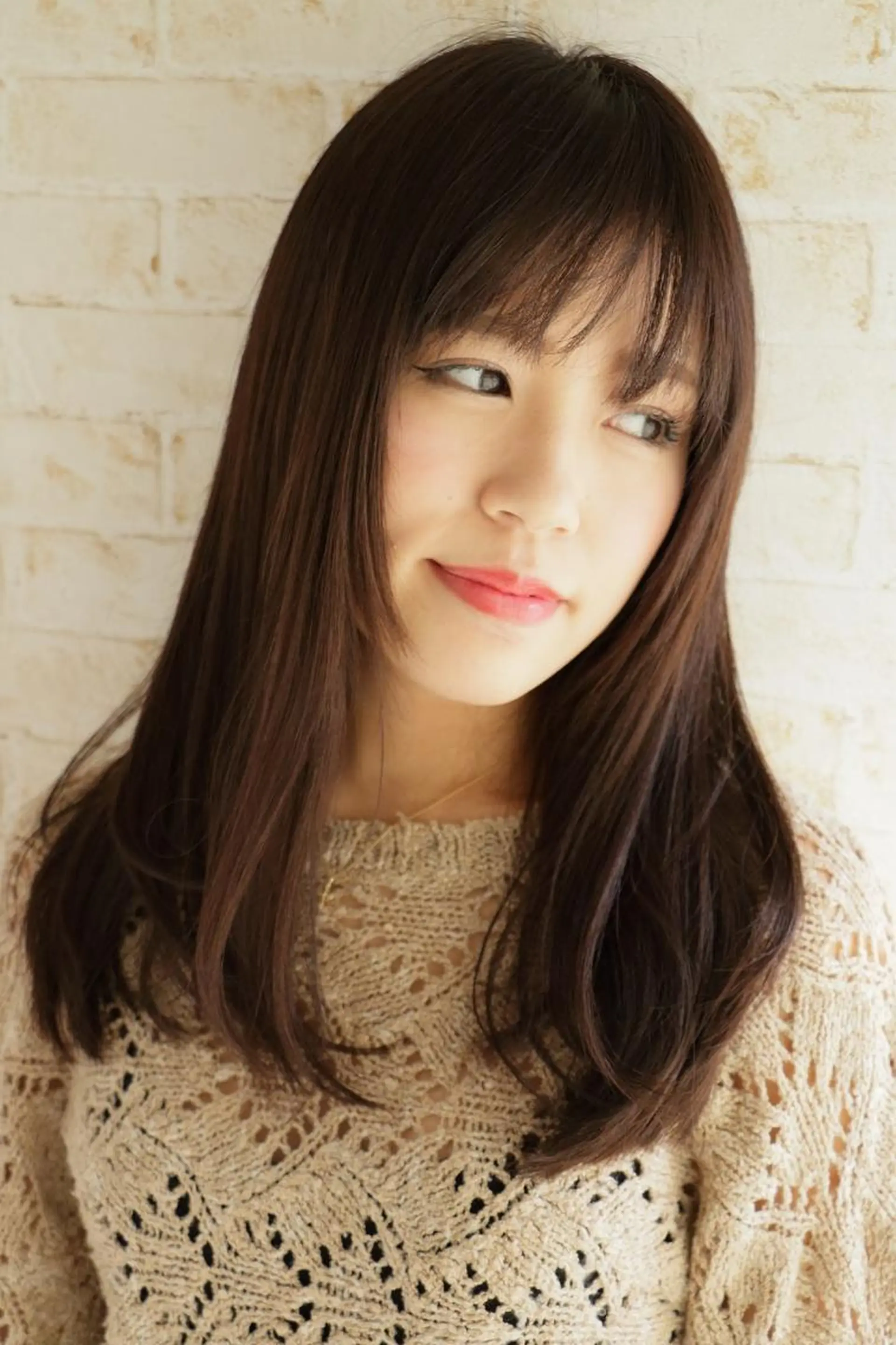 セミロング 角 大輔のヘアスタイル