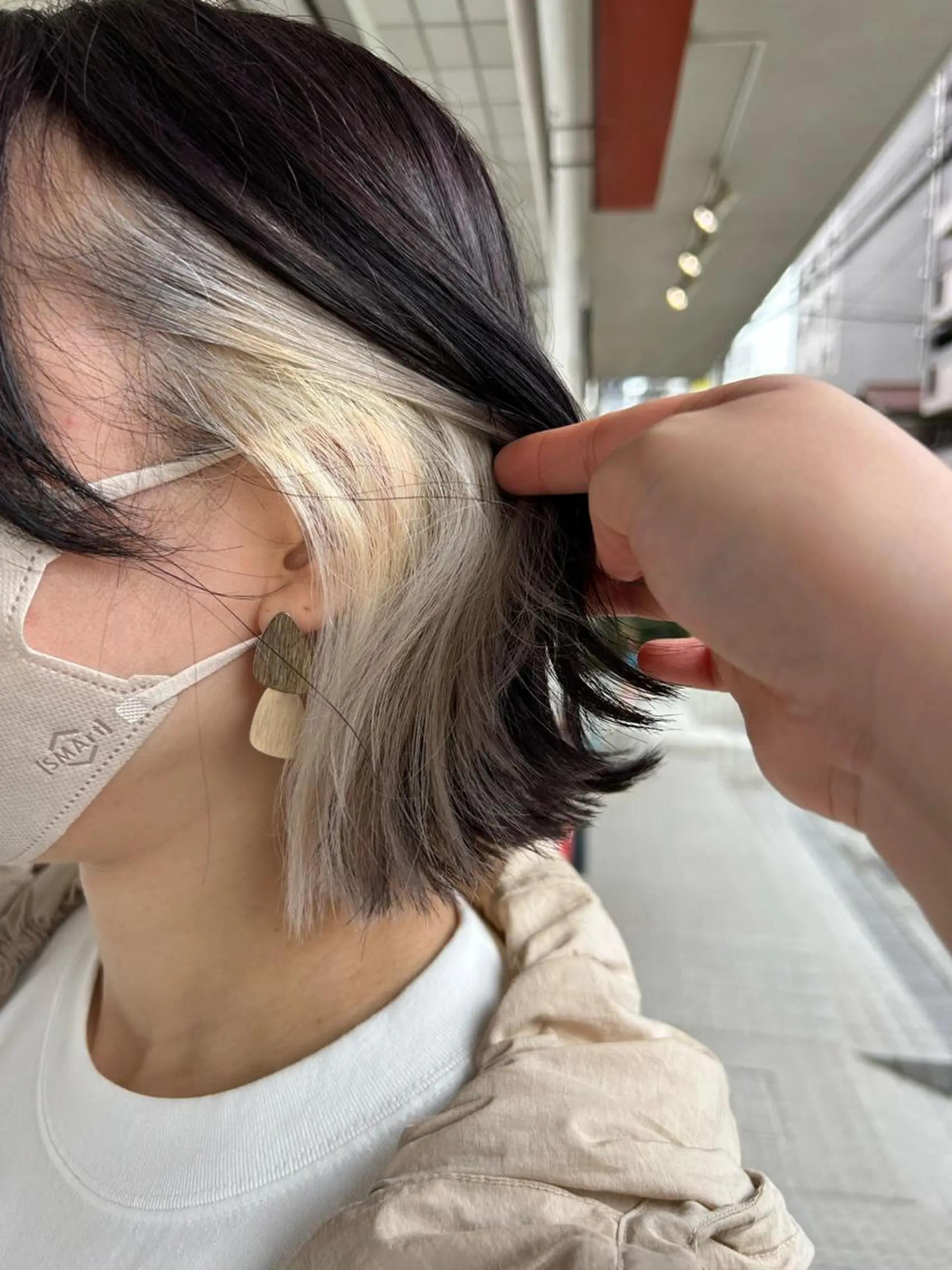 ショート カラー ブリーチ 抜きっぱなしブロンド ブロンド ケアブリーチ 大人かわいい💎ツヤ ✧亜美︎✧我孫子のヘアスタイル