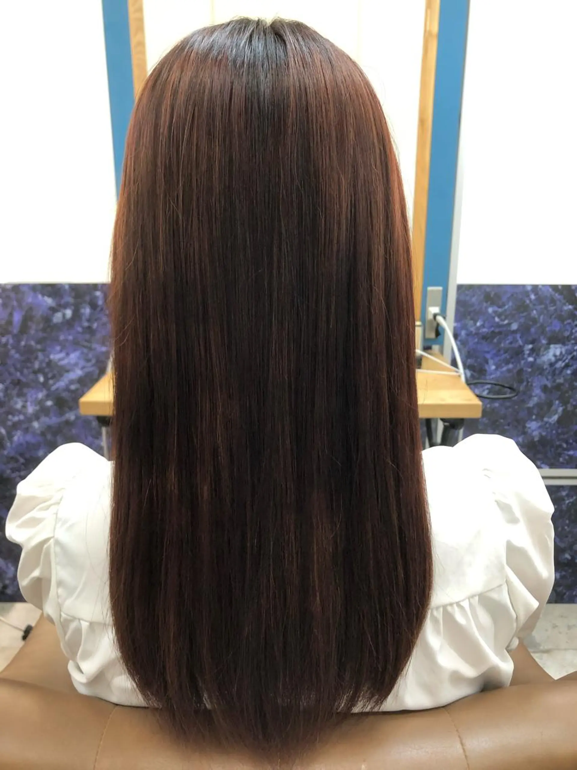 ロング トリートメント カラー/アイリスト 麻優のヘアスタイル