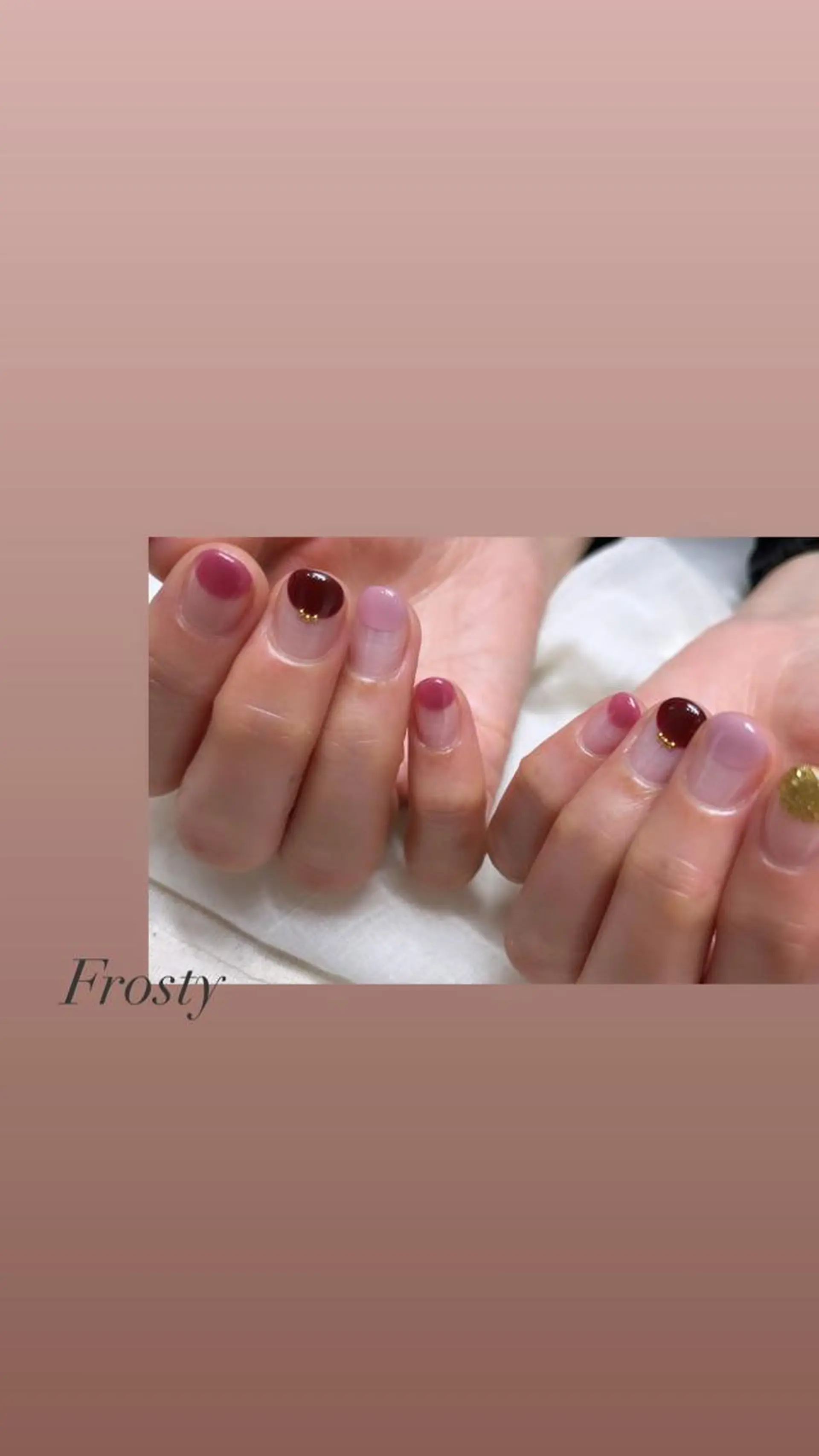 ネイル フレンチネイル Mys. 松本結衣のネイルデザイン