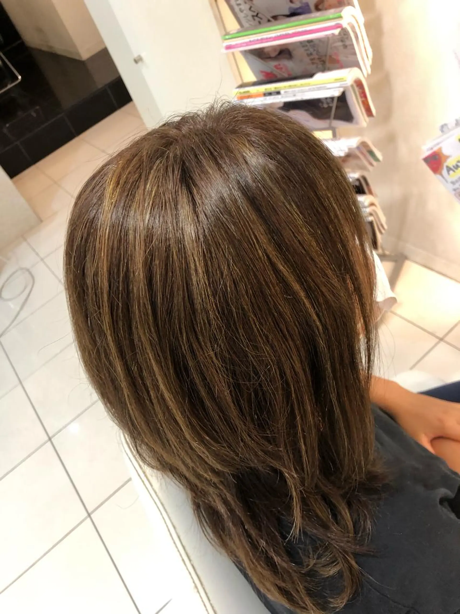 ミディアム ハイライト ヘアカラー カラーリスト🎨 田島光のヘアスタイル