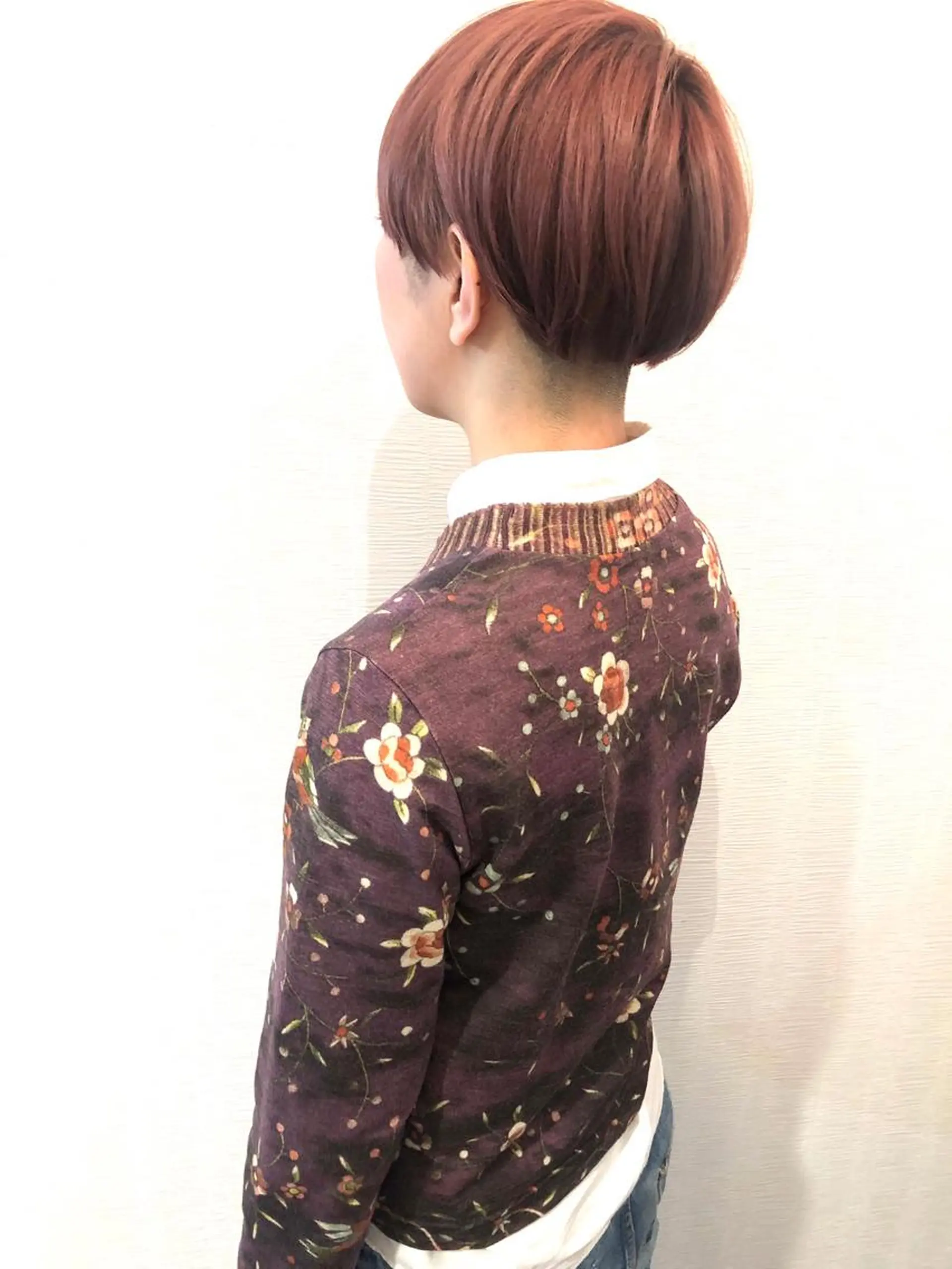 ショート カラー ヘアカラー トリートメント 平川 友希子のヘアスタイル