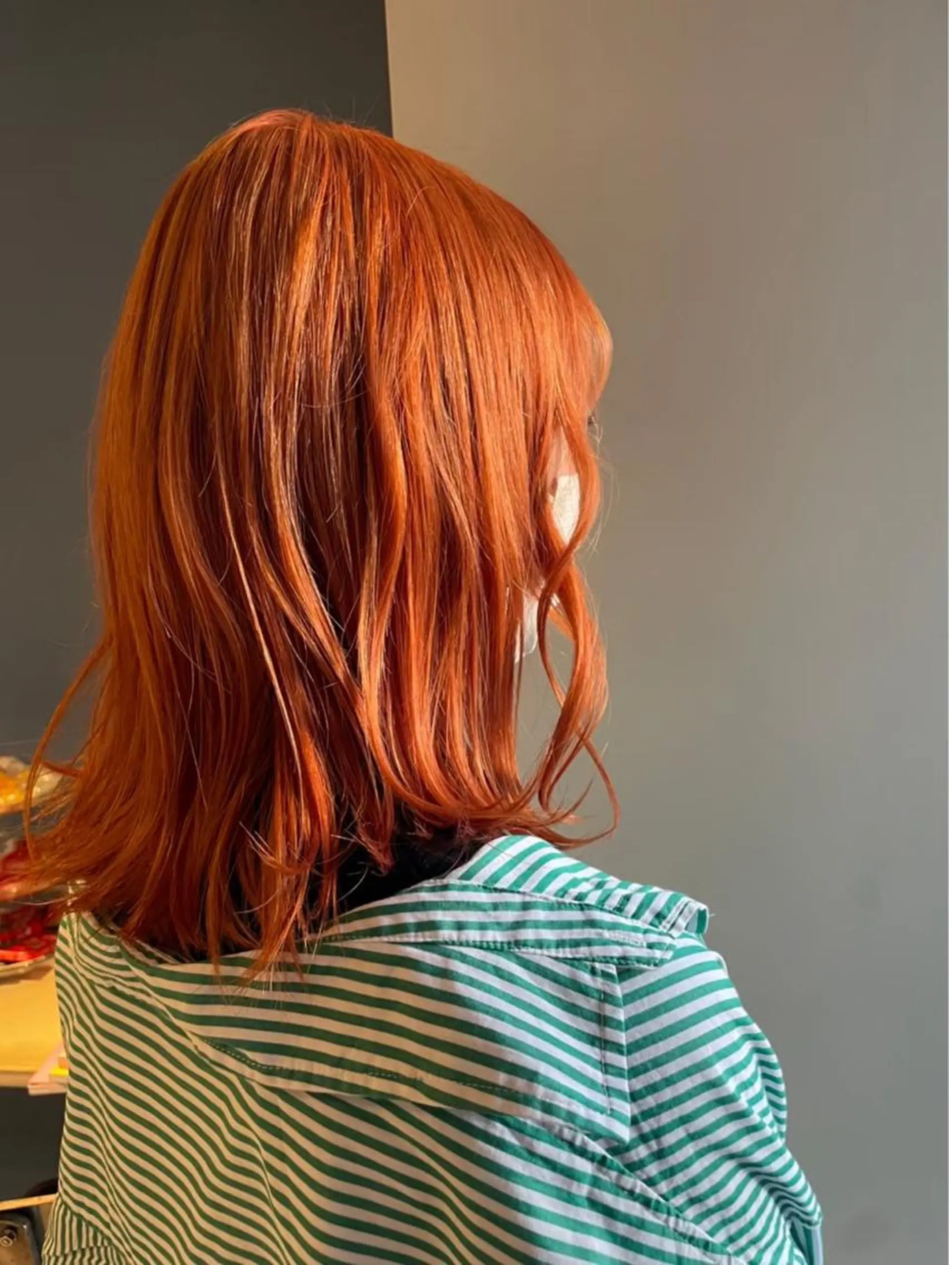ミディアム カラー オレンジ 💎髪質改善/艶カラ ー🌟加藤陸🌟のヘアスタイル