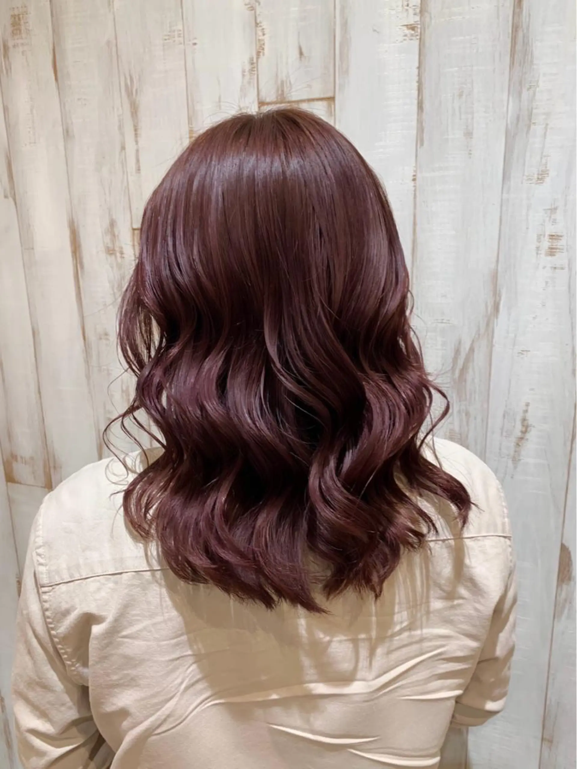 ミディアム ヘアカラー トリートメント 森山 佳小里/カラー /似合わせカットのヘアスタイル