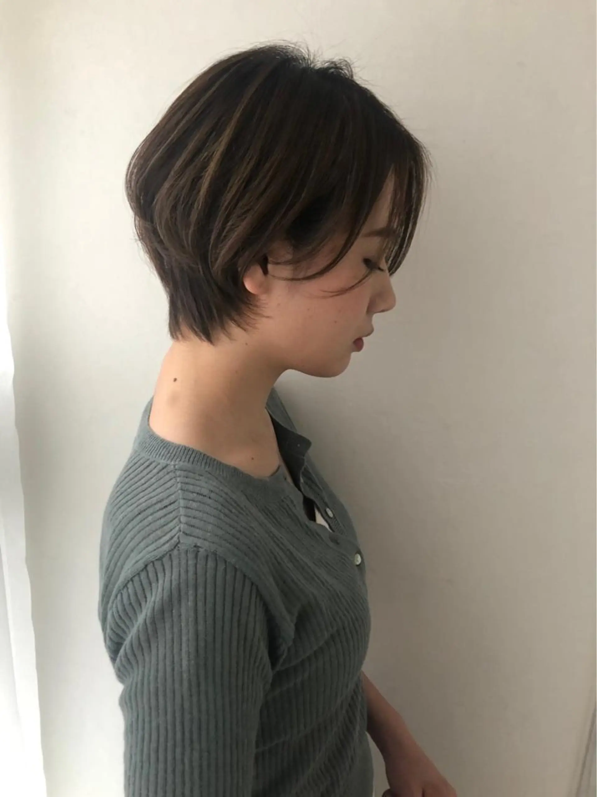 ショート カラー パーマ ヘアアレンジ メンズ キッズ マツエク・マツパ くびれヘア ショートヘア Luela堅田所属・田中 裕士のヘアスタイル