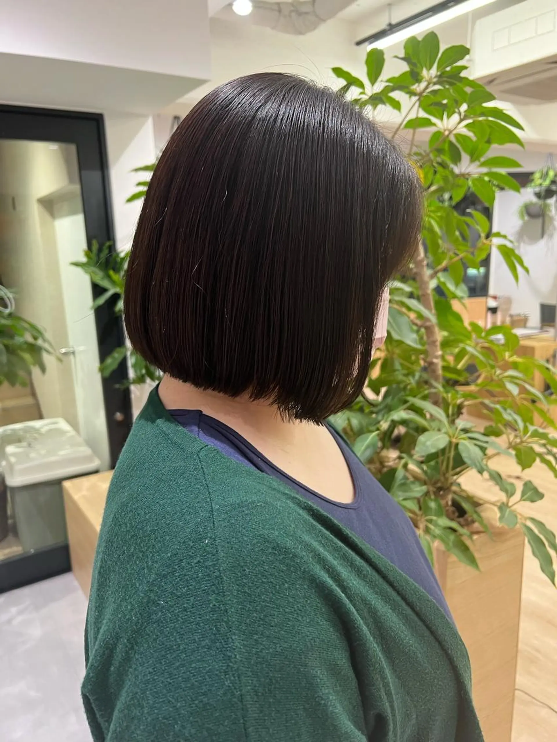 ミディアム 田中 愛梨のヘアスタイル