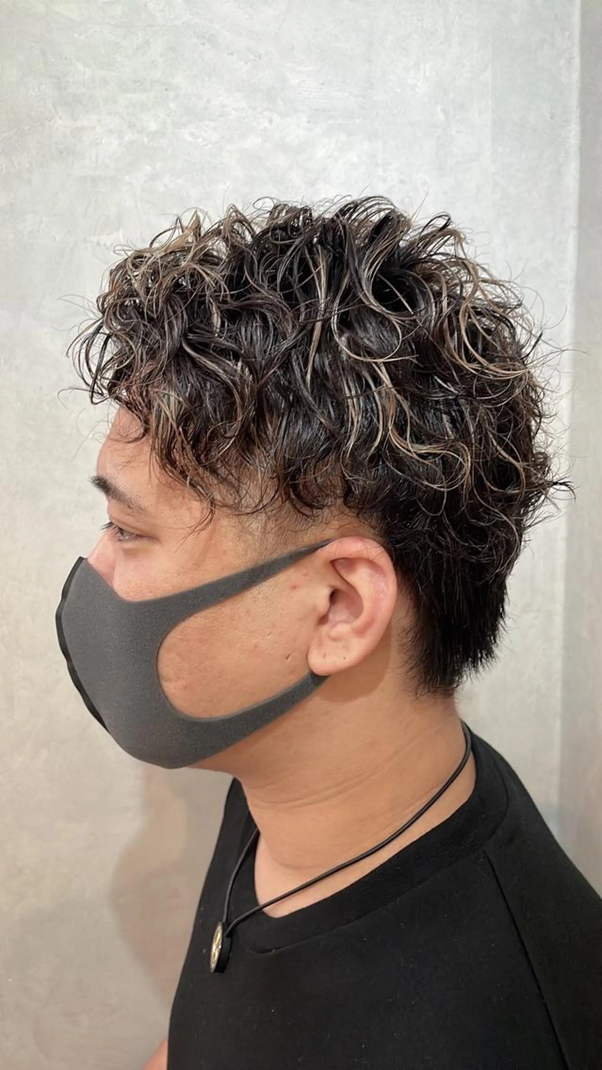 ショート メンズ カット パーマ トリートメント ヘアセット ✨髪質改善特化サロン ✨alushe✨のヘアスタイル