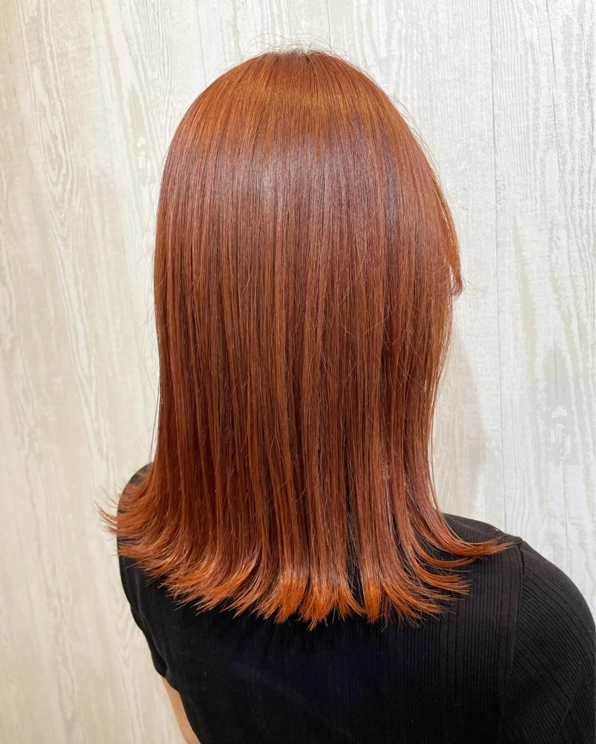 ミディアム カラー ヘアアレンジ HUENEST アカデミーサロンのヘアスタイル