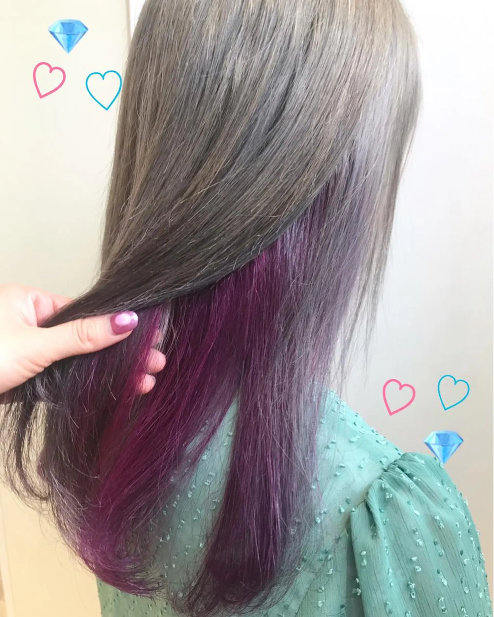 ミディアム カラー EMANON新宿東口所属・新宿駅近♡個室 ♡関口三都季🌜のヘアスタイル
