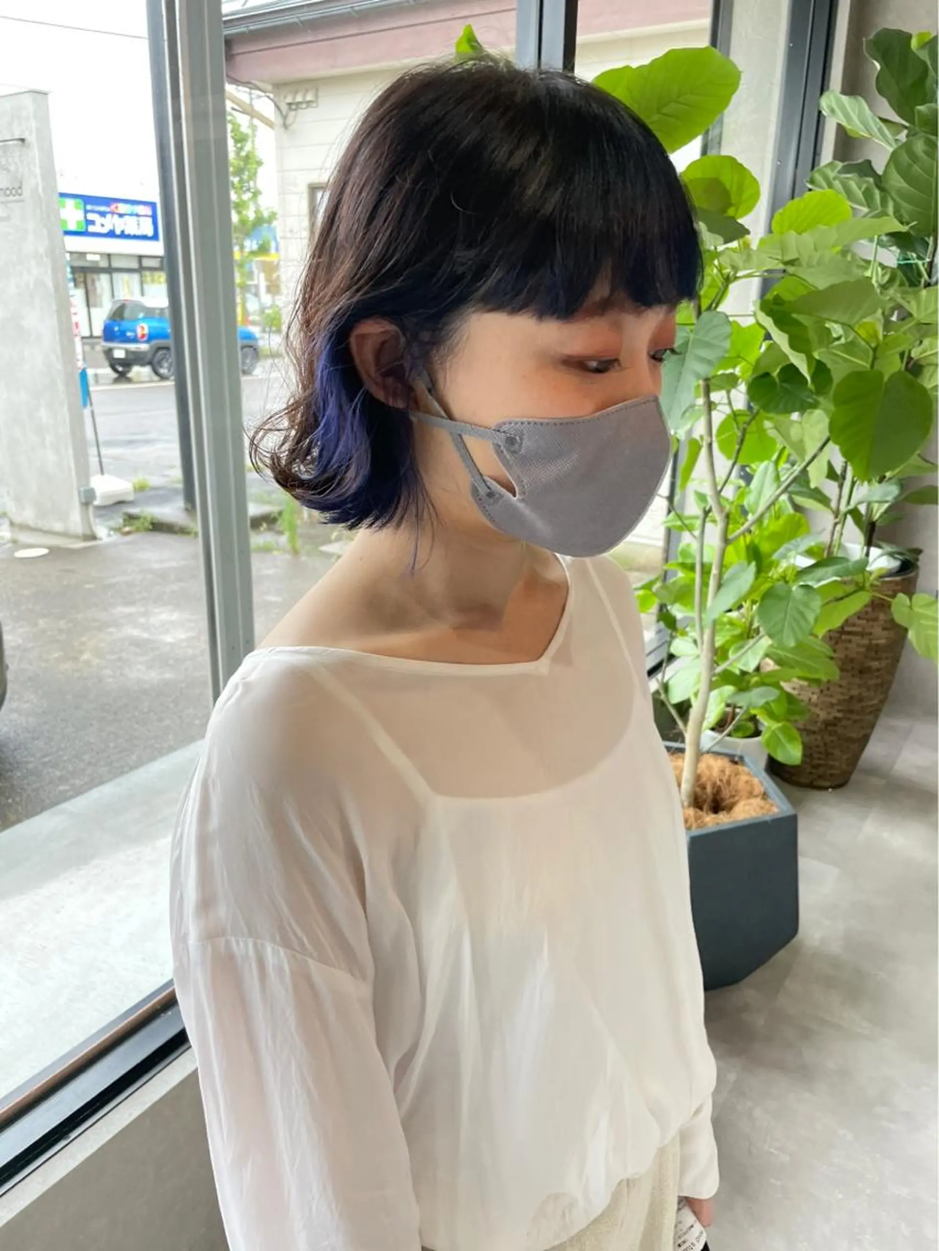 ショート ヘアカラー 河原 亮のヘアスタイル