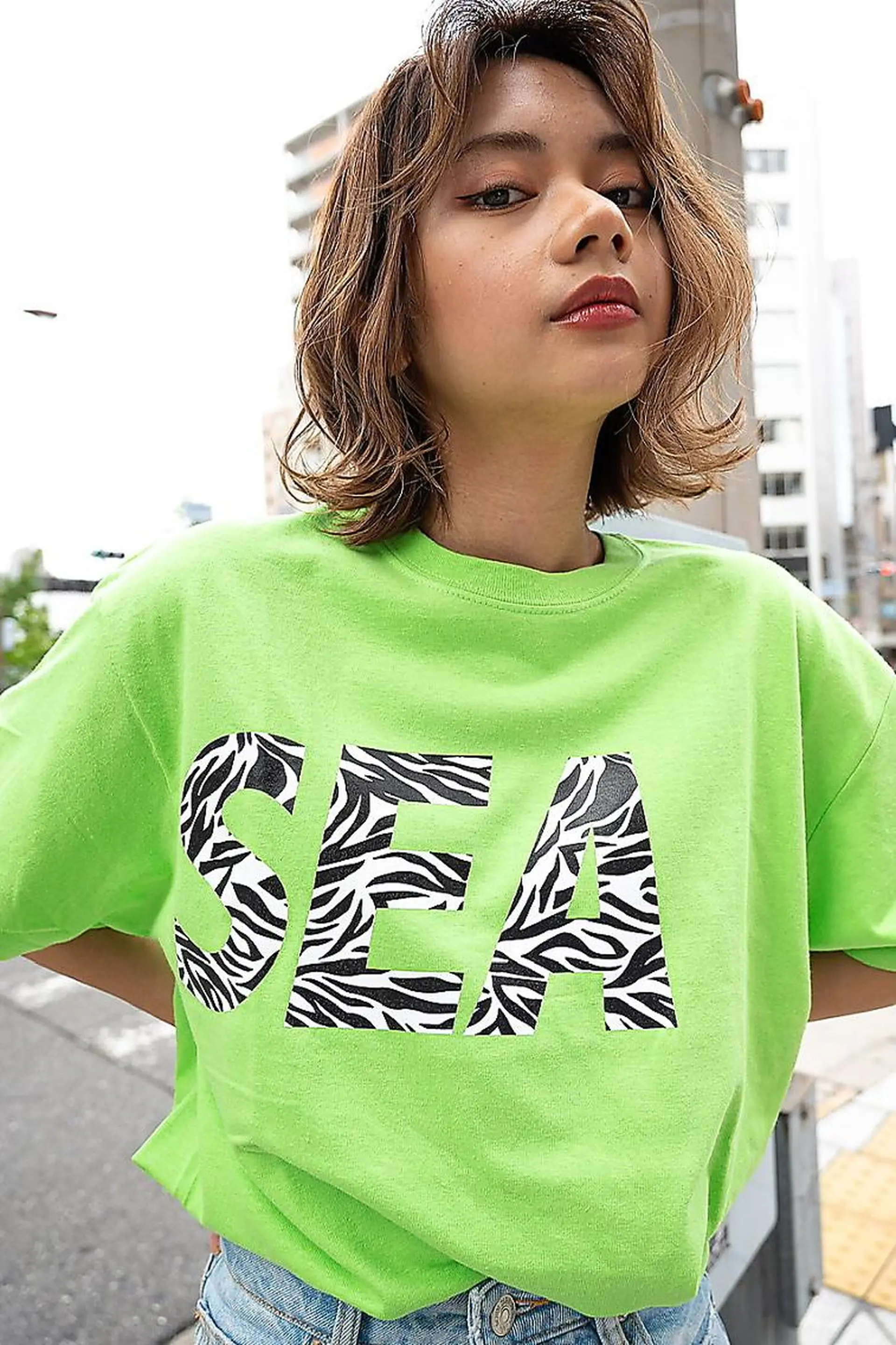 ミディアム ANGELICA 吉川智昭のヘアスタイル